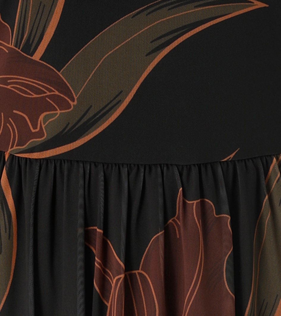 Aniston SELECTED Midikleid in Mesh-Qualität und Gummizug in der Taille - NEUE KOLLEKTION