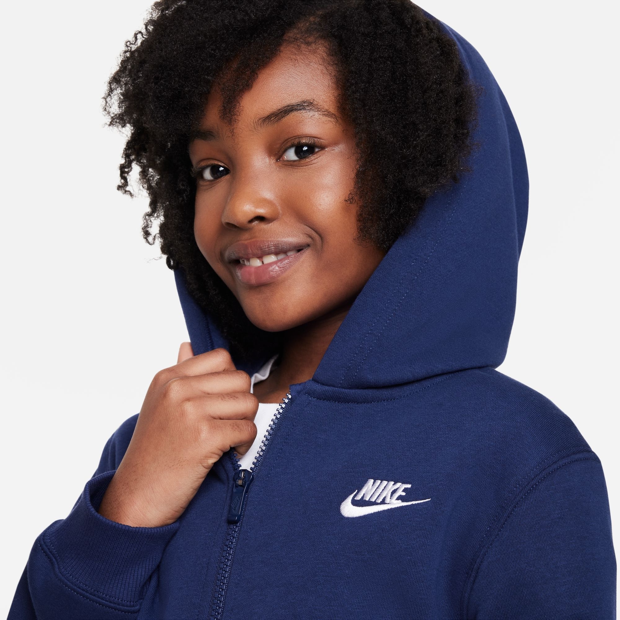 Nike Sportswear Trainingsanzug »CLUB FLEECE BIG KIDS' FULL-ZIP TRACKSUIT«