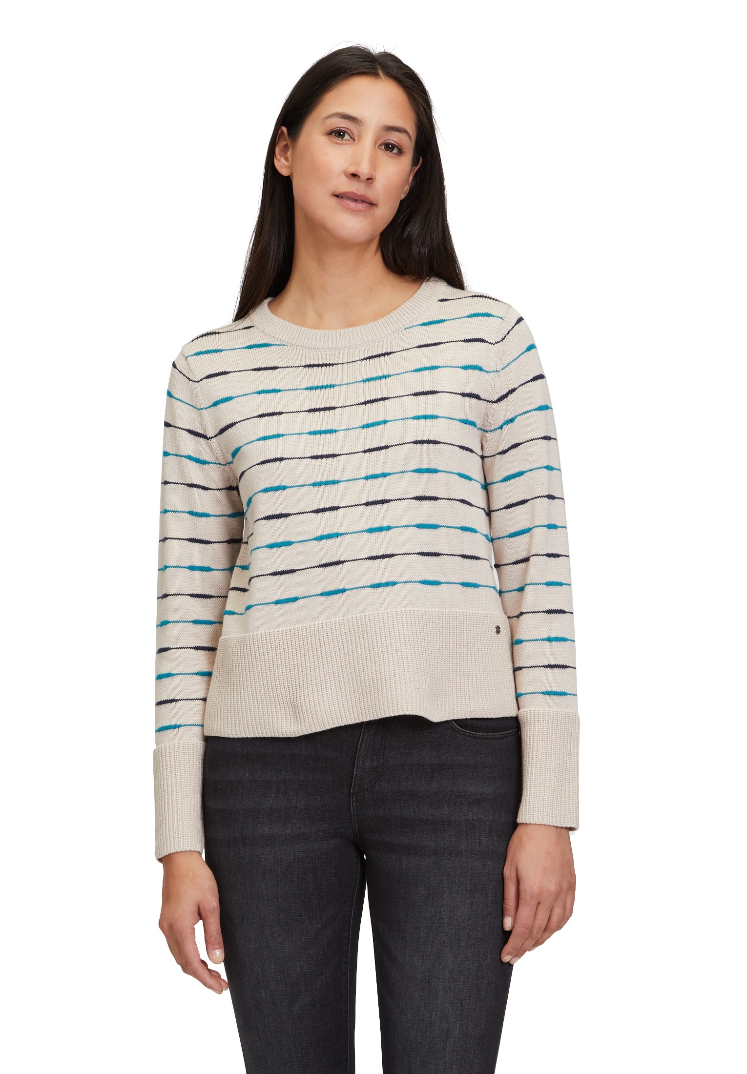 Betty&Co Strickpullover »Strickpullover mit Rippbündchen«