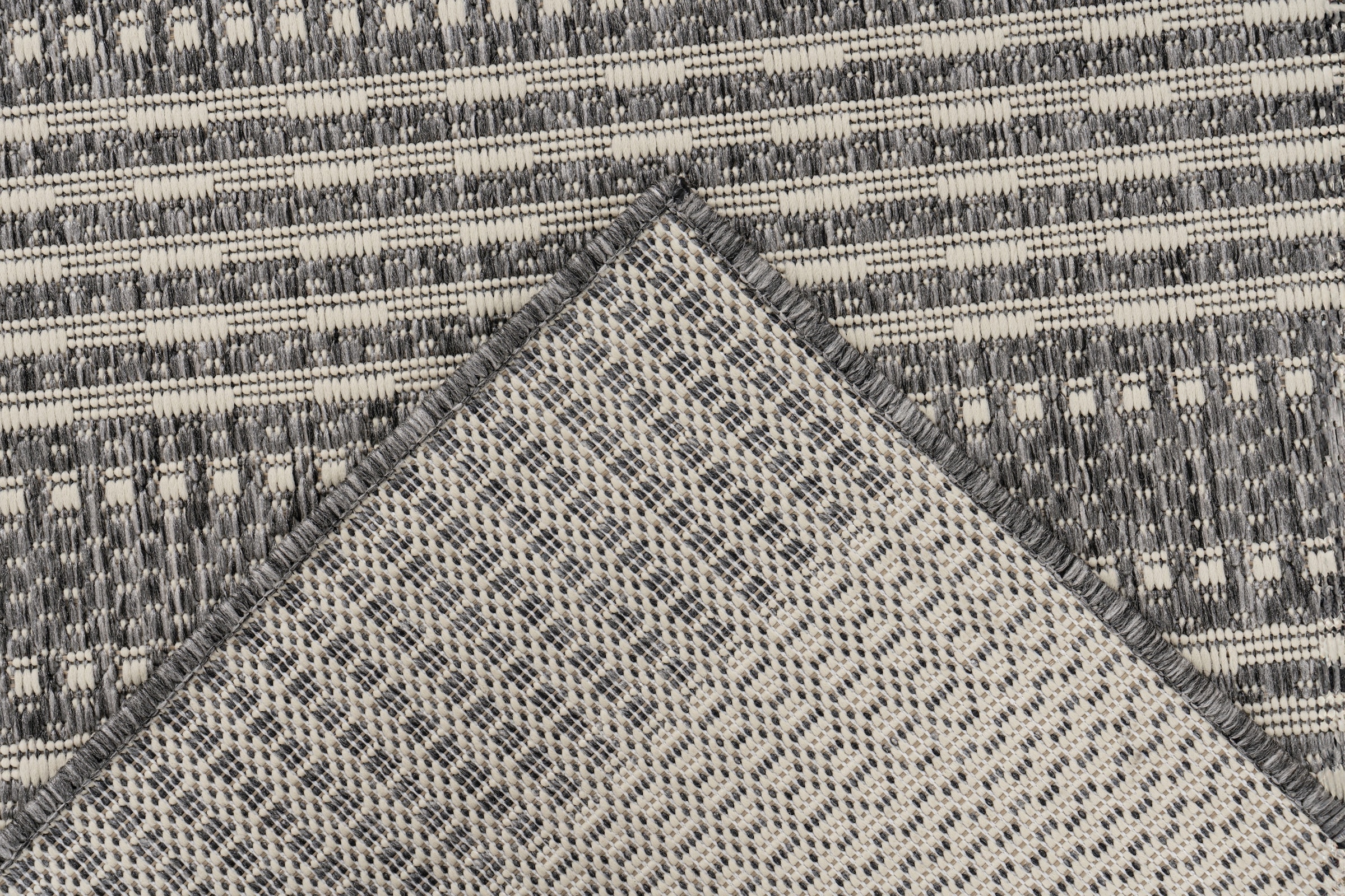 Kayoom Teppich »Nibru 125« rechteckig 5 mm Höhe Flachgewebe, In- und Outdoor geeignet, schnell trocknend