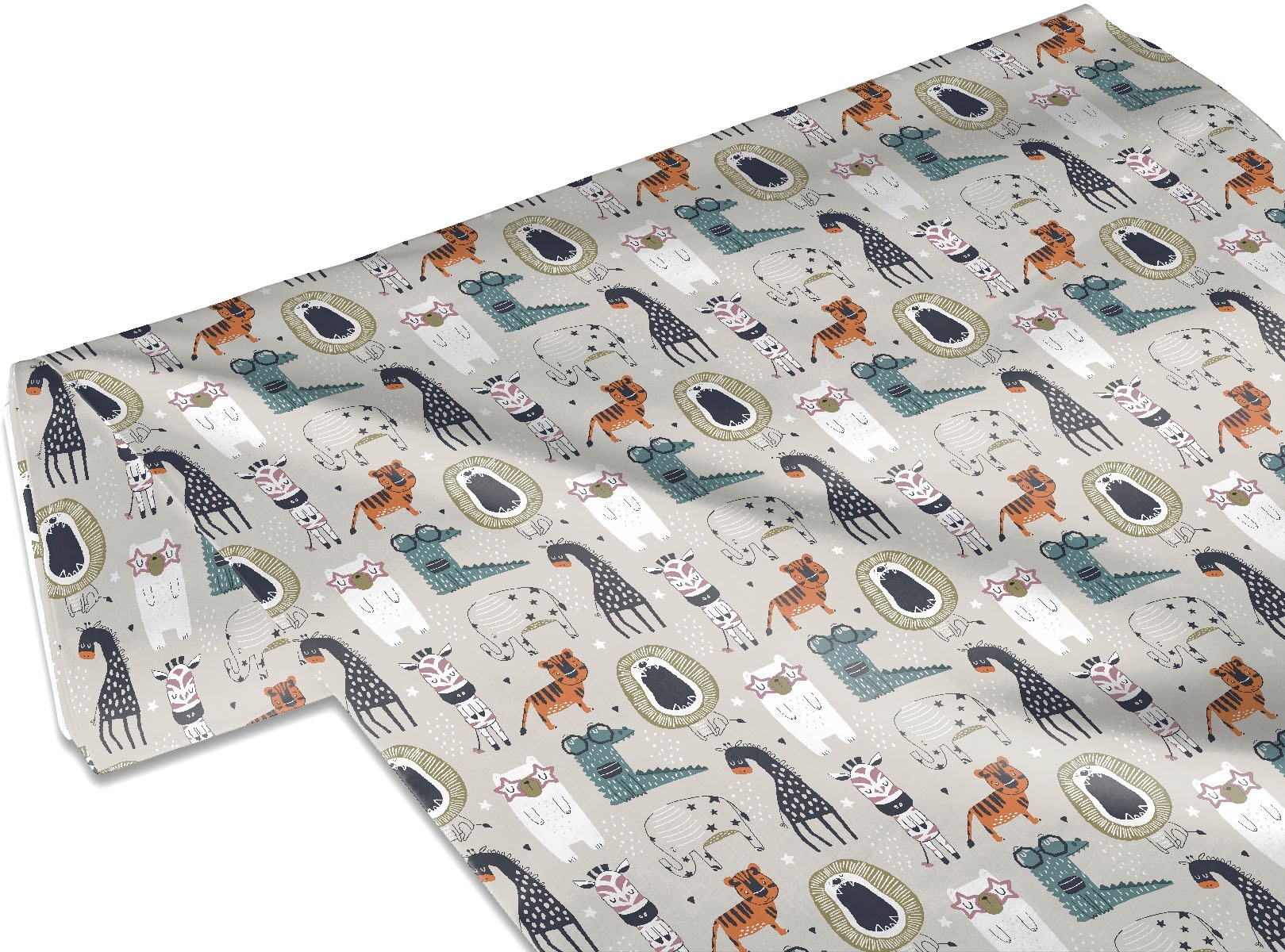 my home Stoff »afrikanische Tiere«, (1 St.), Meterware, Breite 160cm
