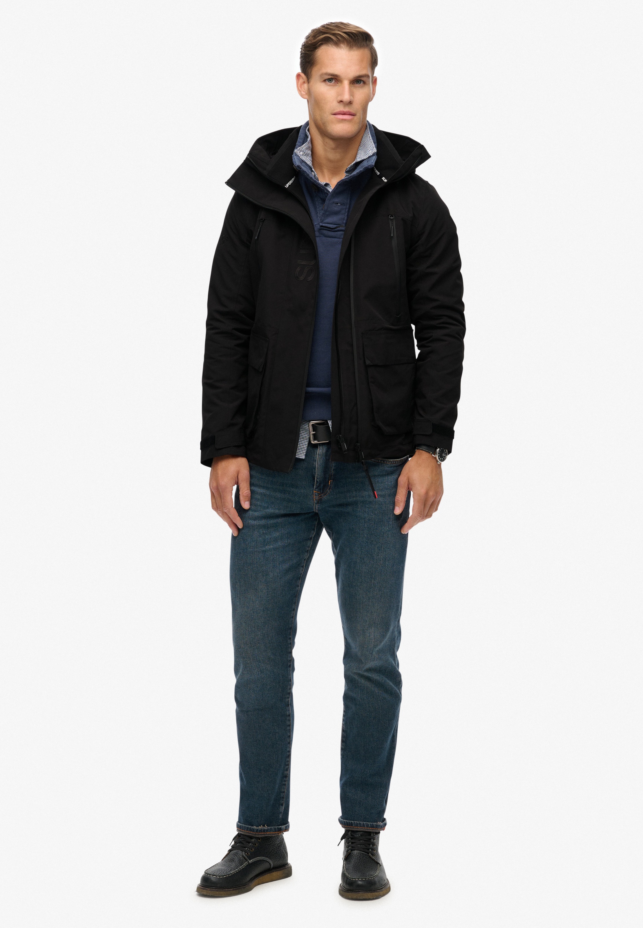 Superdry Outdoorjacke »HOOD ULTIMATE EMB WINDBREAKER«, mit Kapuze