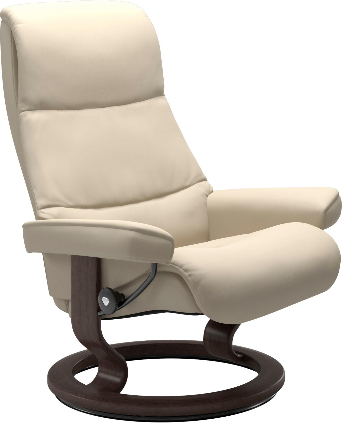 Stressless® Relaxsessel »View« Set, Relaxsessel mit Hocker,  mit Classic Base, Größe S,Gestell Wenge