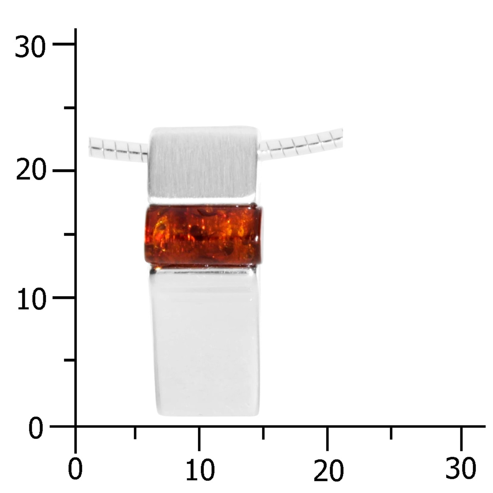 OSTSEE-SCHMUCK Kette mit Anhänger »- Gleiter-Marja - Silber 925/000 - Bernstein«