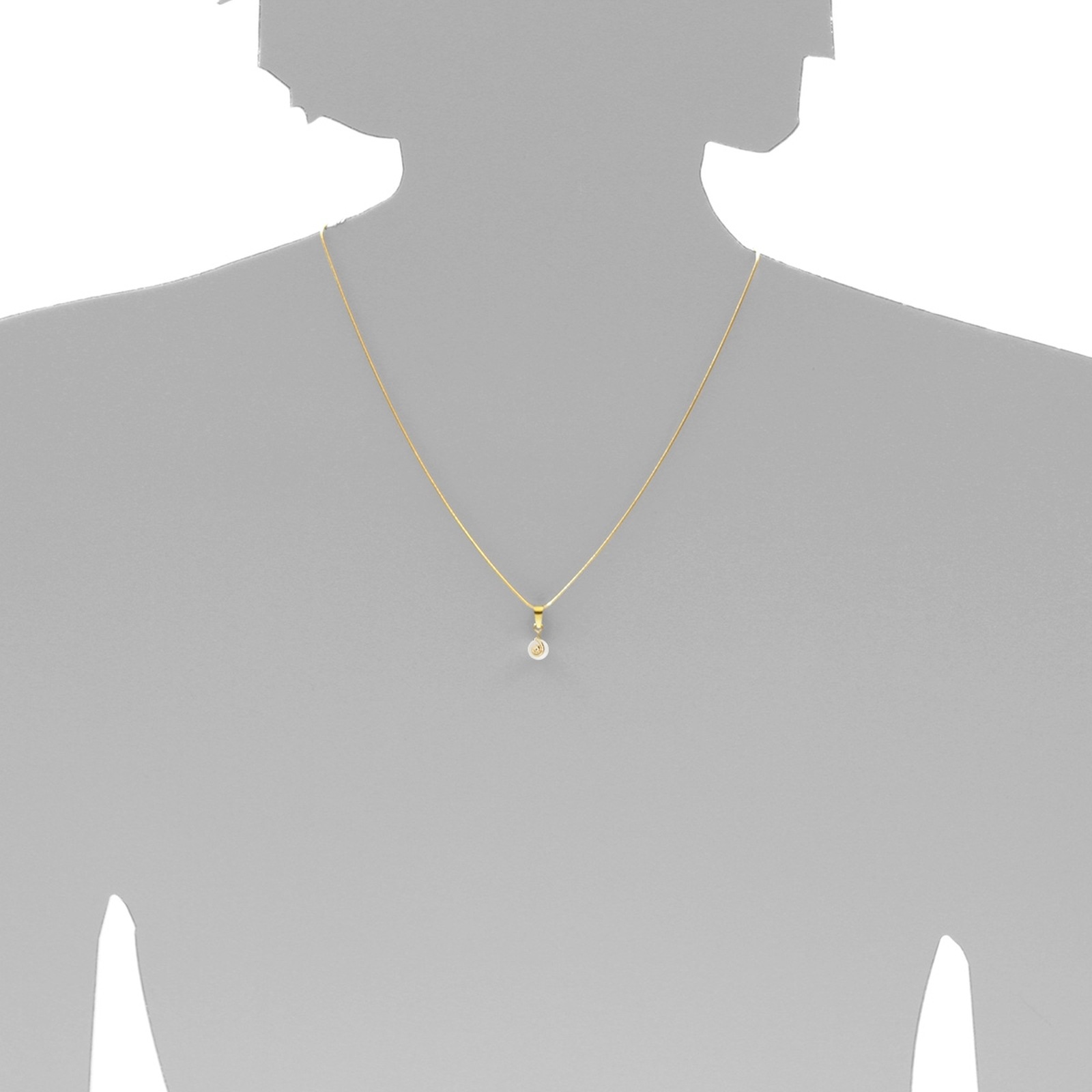 OSTSEE-SCHMUCK Kettenanhänger »- Itte - Gold 333/000 - Zuchtperle«