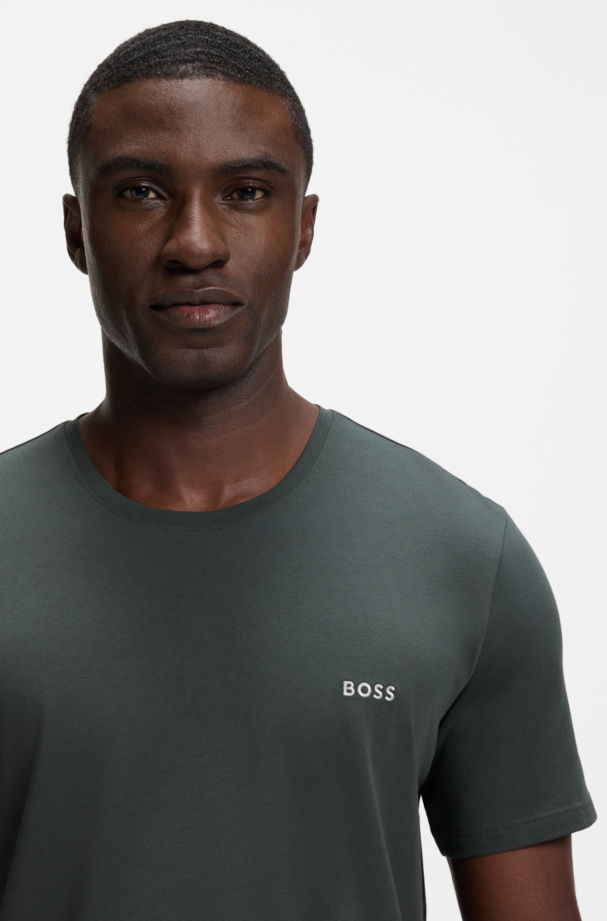 BOSS T-Shirt »Mix&Match T-Shirt R« mit Logostickerei
