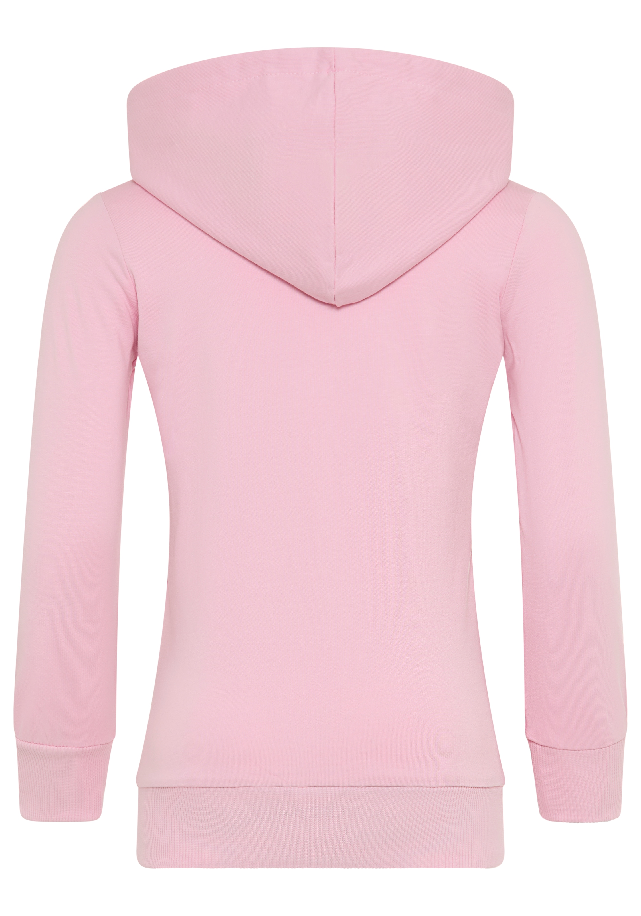 KIDSWORLD Kapuzensweatshirt », Longsweatshirt mit niedlichem Einhorn«, Langarm, Basic-Passform, bedruckt, mit Kapuze, aus Baumwolle
