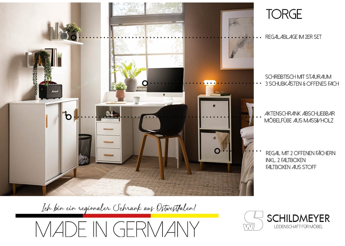 Schildmeyer Wandregal »Torge Wandregal, Breite 60«, (1 St.)