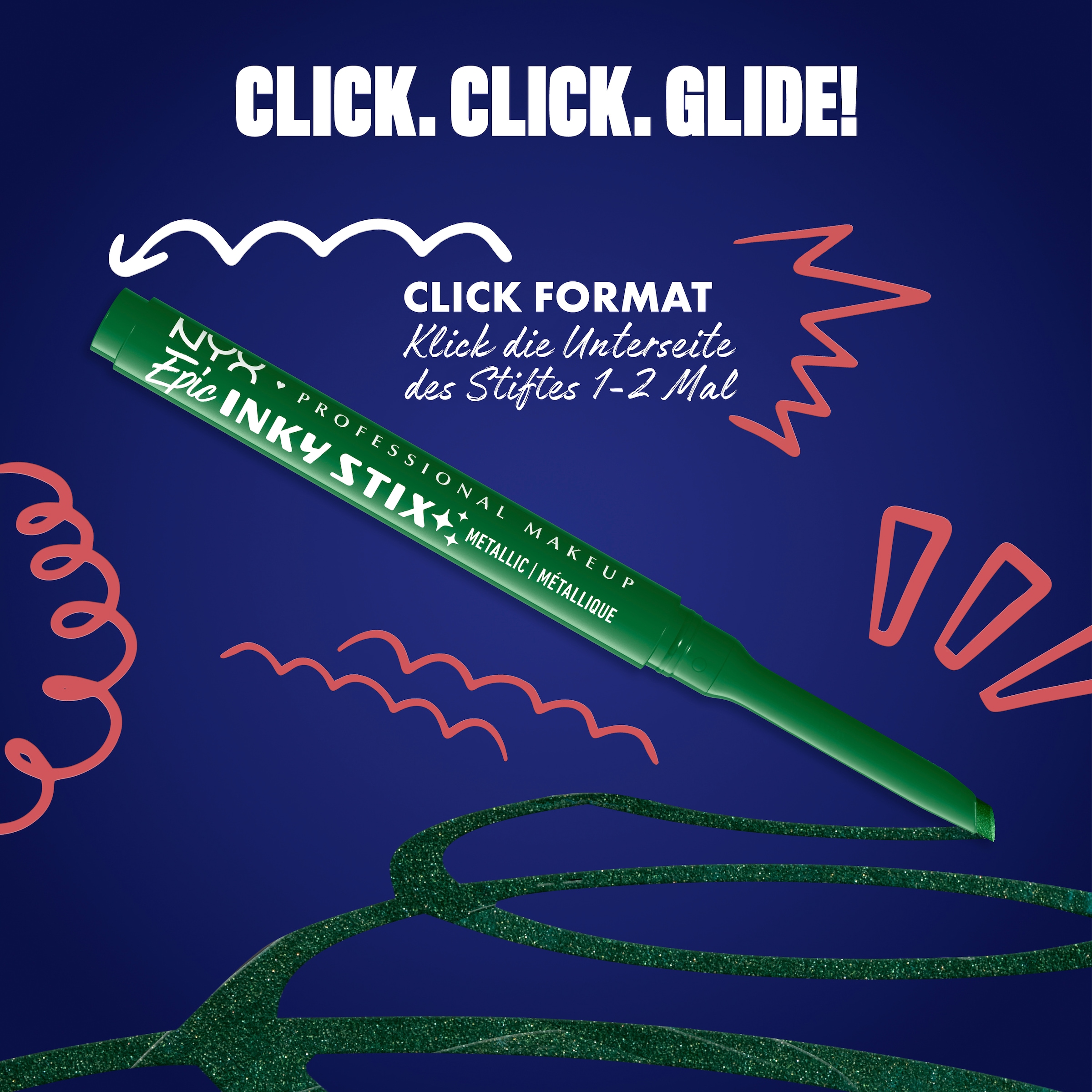 NYX Eyeliner »NYX Professional Makeup Epic Inky Stix Cream Gel Eyeliner« ideal für definierte Lidstriche und vielfältige, ausdrucksstarke Looks
