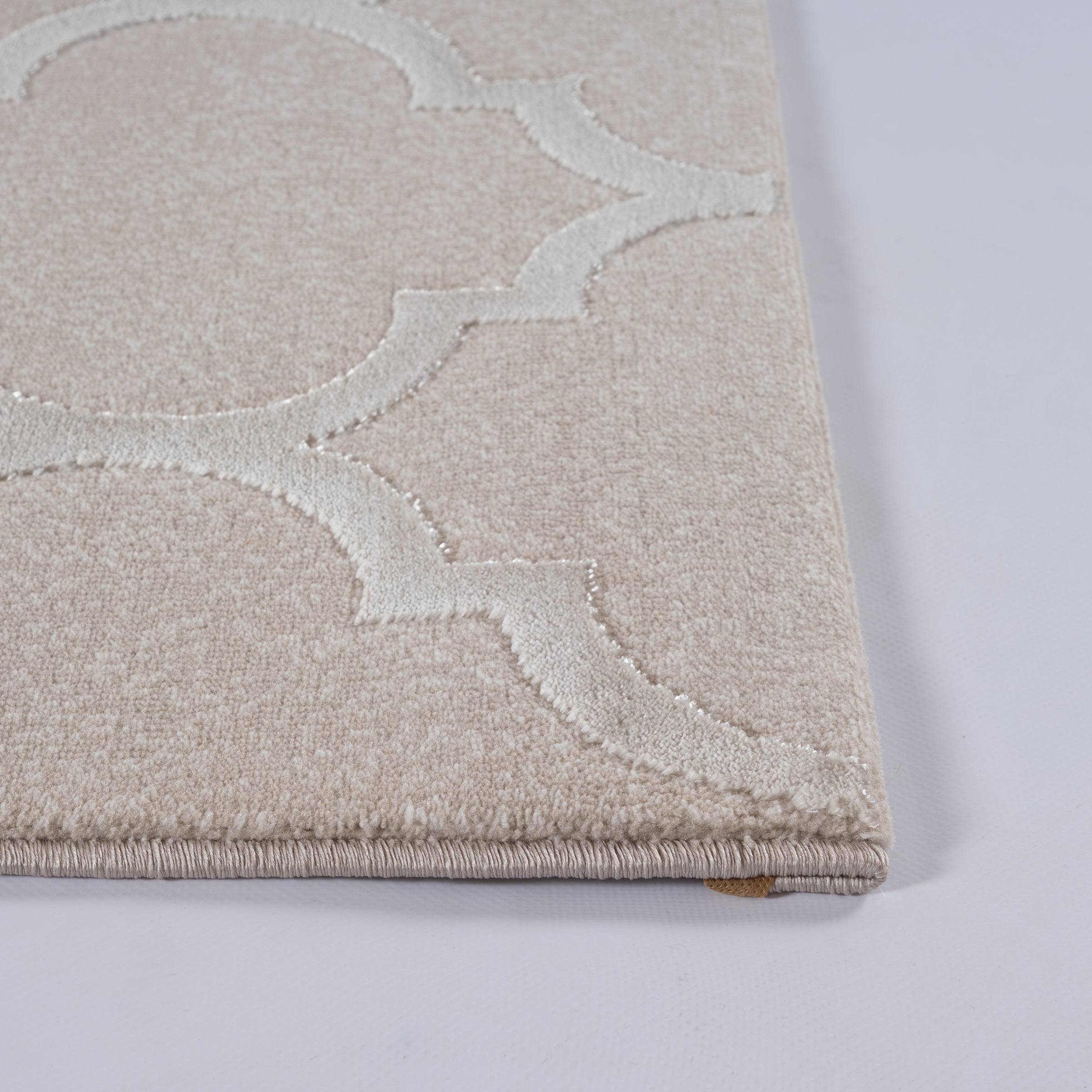 the carpet Teppich »Knight« rechteckig 12 mm Höhe moderner Wohnzimmer Teppich elegant glänzender Flor