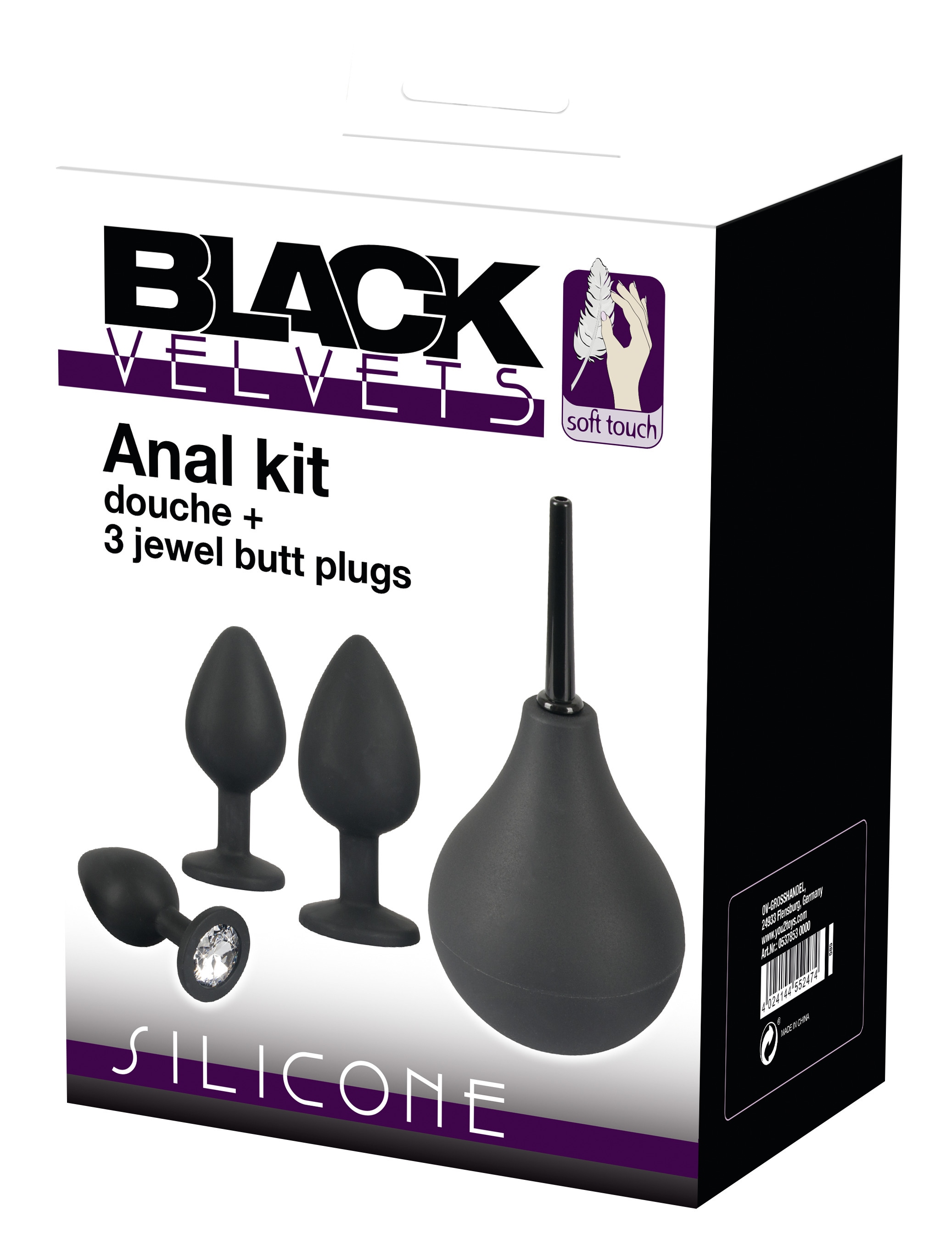 BLACK VELVETS Anal-Stimulator »Analplug-Set Anal Kit« ()