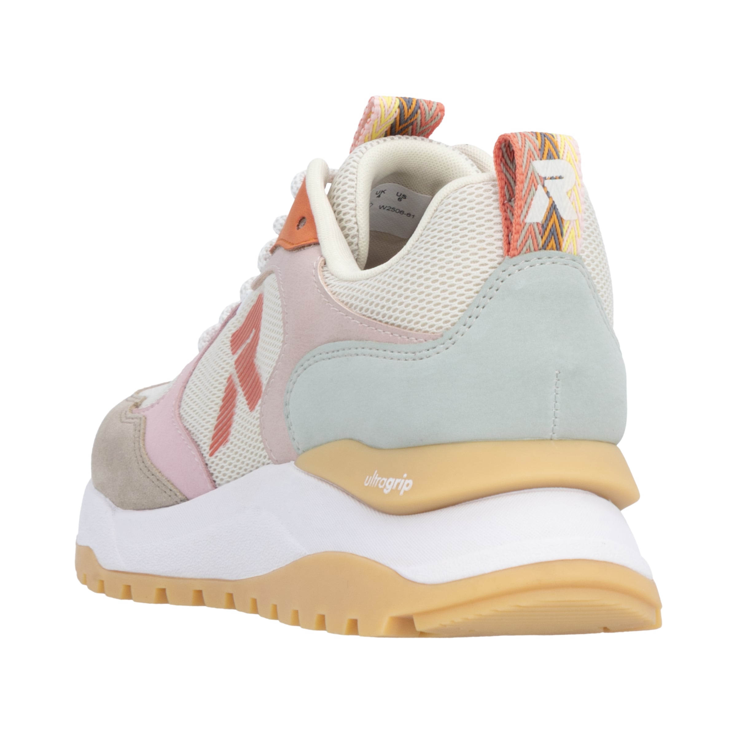 RIEKER Sport Keilsneaker  Schnürschuh, Freizeitsneaker, Halbschuh mit gepolstertem Schaftrand