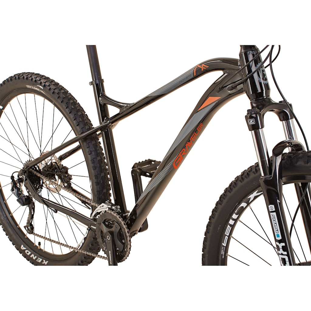 Prophete Mountainbike »GRAVELER 20.BMM.10 Mountain-Bike 29"«, 24 Gang, Shimano, Shimano Altus Schaltwerk, Kettenschaltung