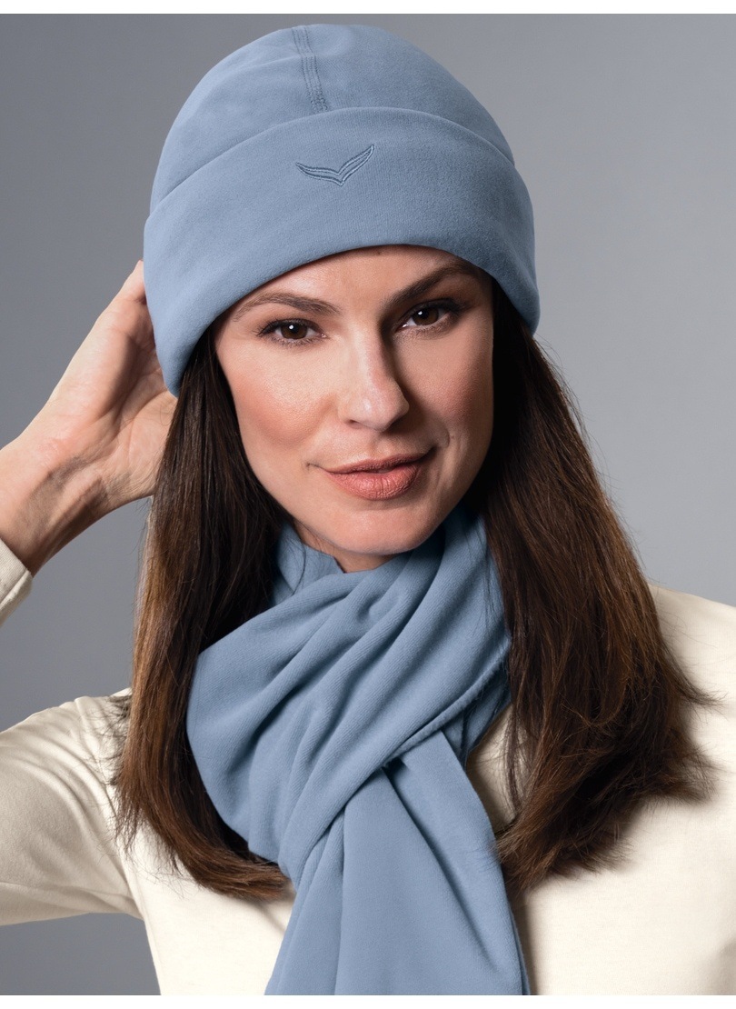 Trigema Damen Fleecemütze »TRIGEMA Fleecemütze« 1 Stk. tlg. in blau, Größe 2