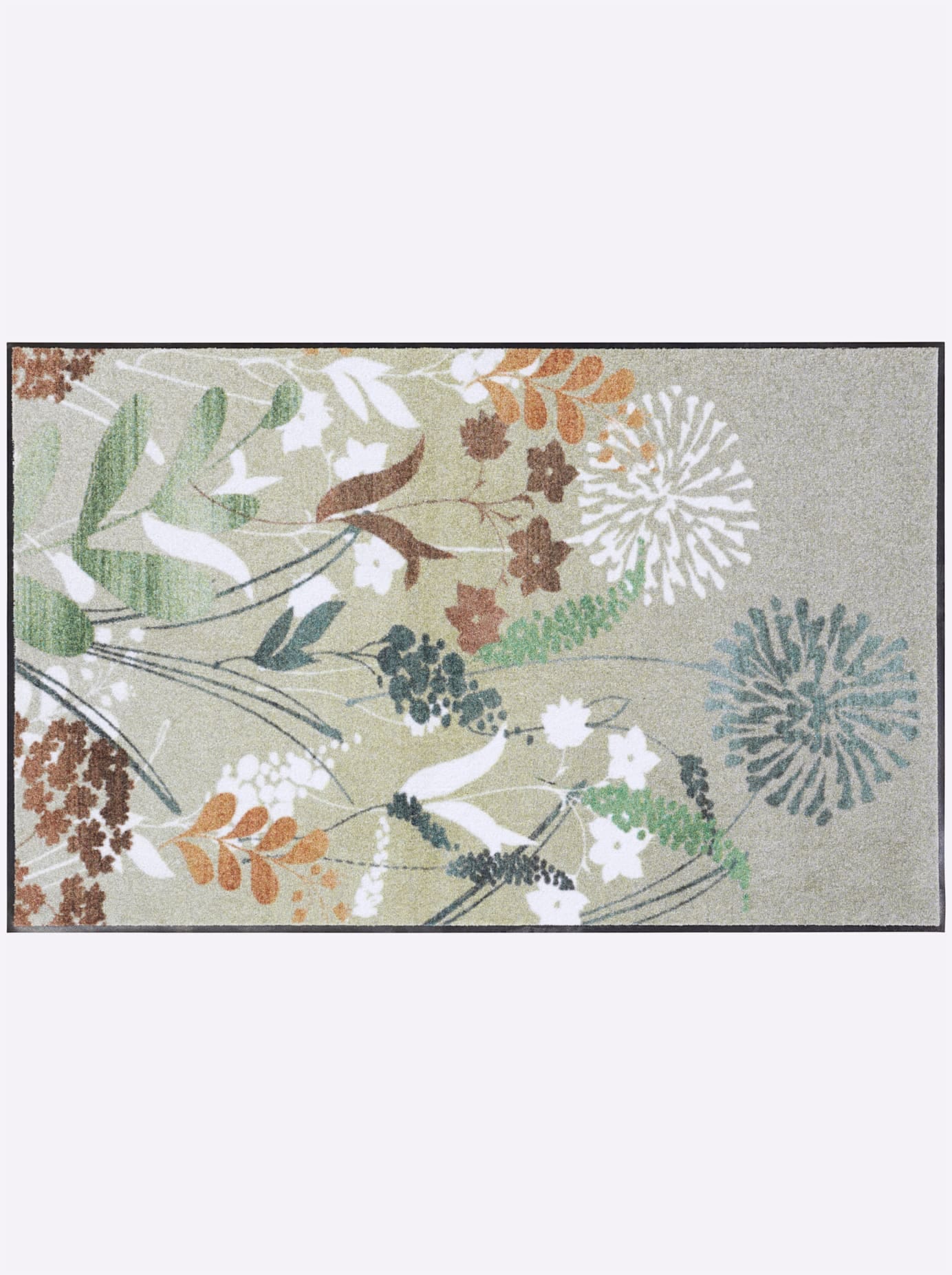 Salonloewe Fußmatte rechteckig 7 mm Höhe in grün