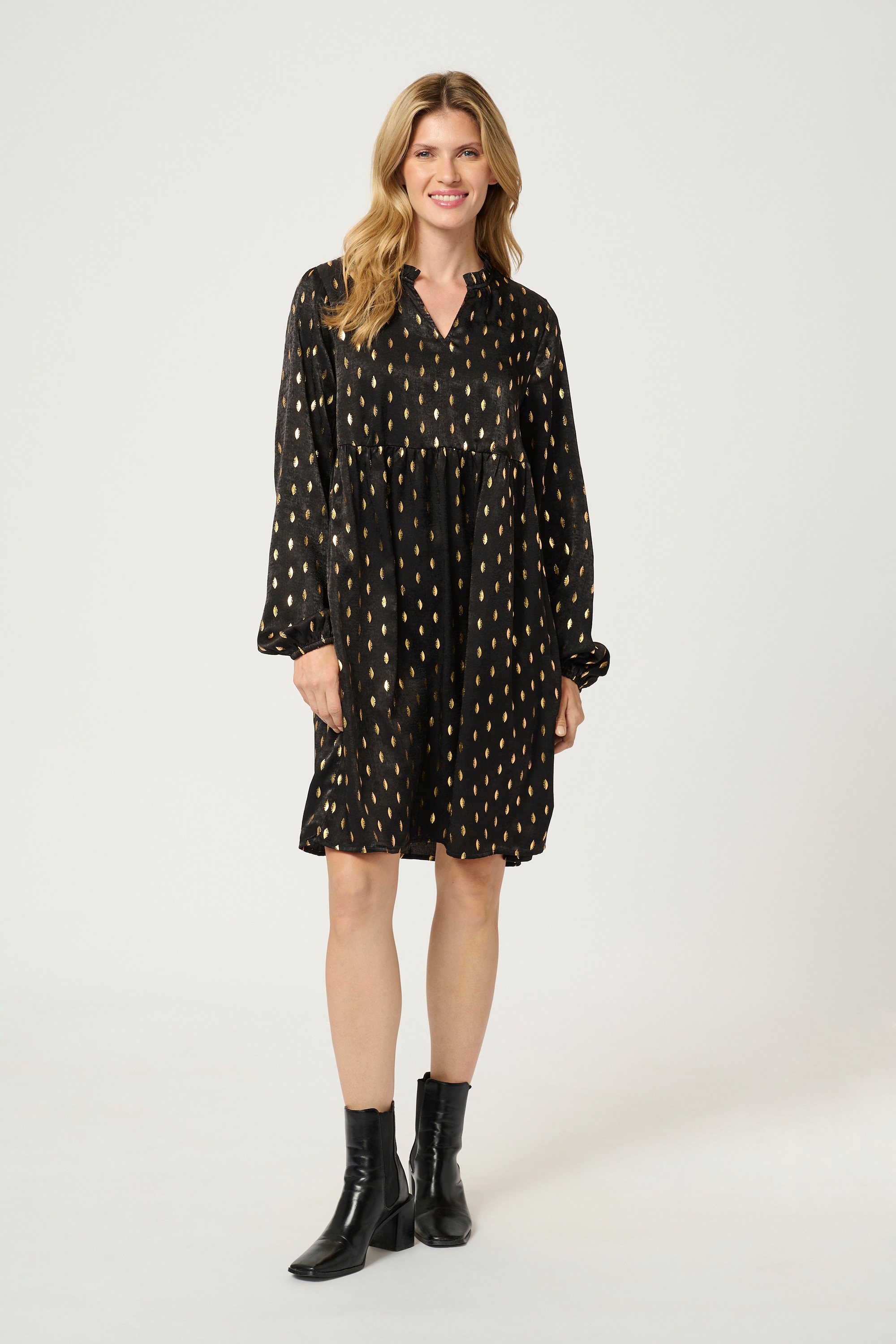 KAFFE Midikleid »Kleid KAsofie«