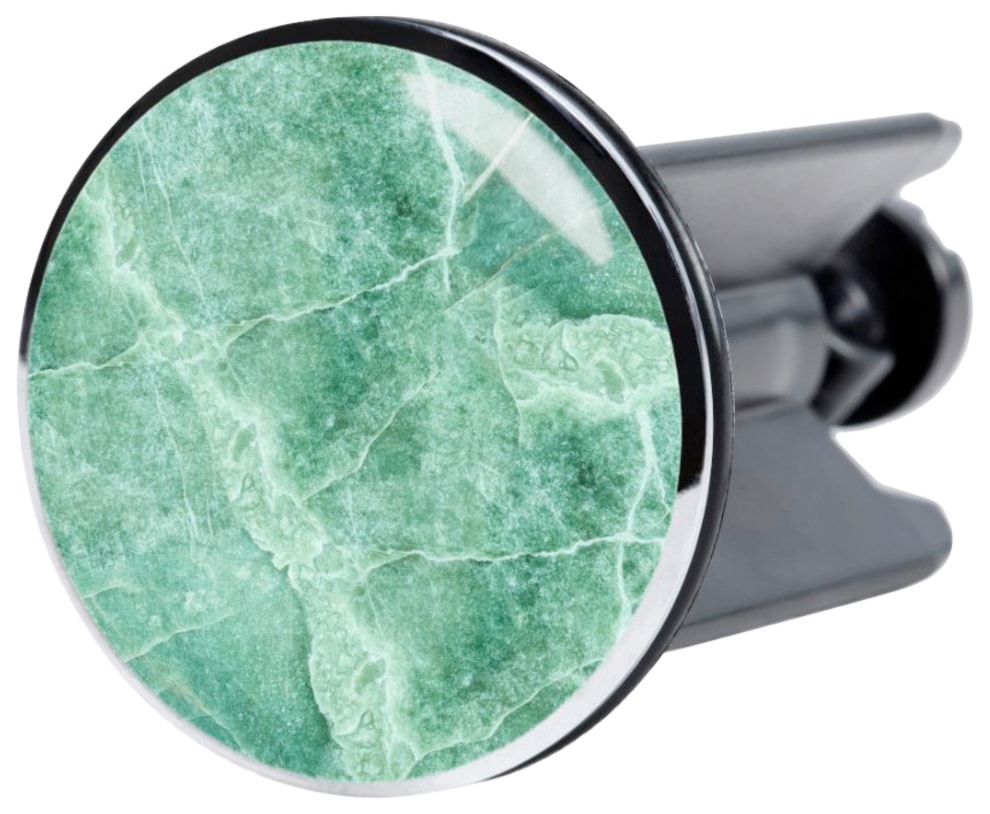 Sanilo Badaccessoire-Set »Marmor Grün« bestehend aus WC-Sitz, Badteppich und Waschbeckenstöpsel