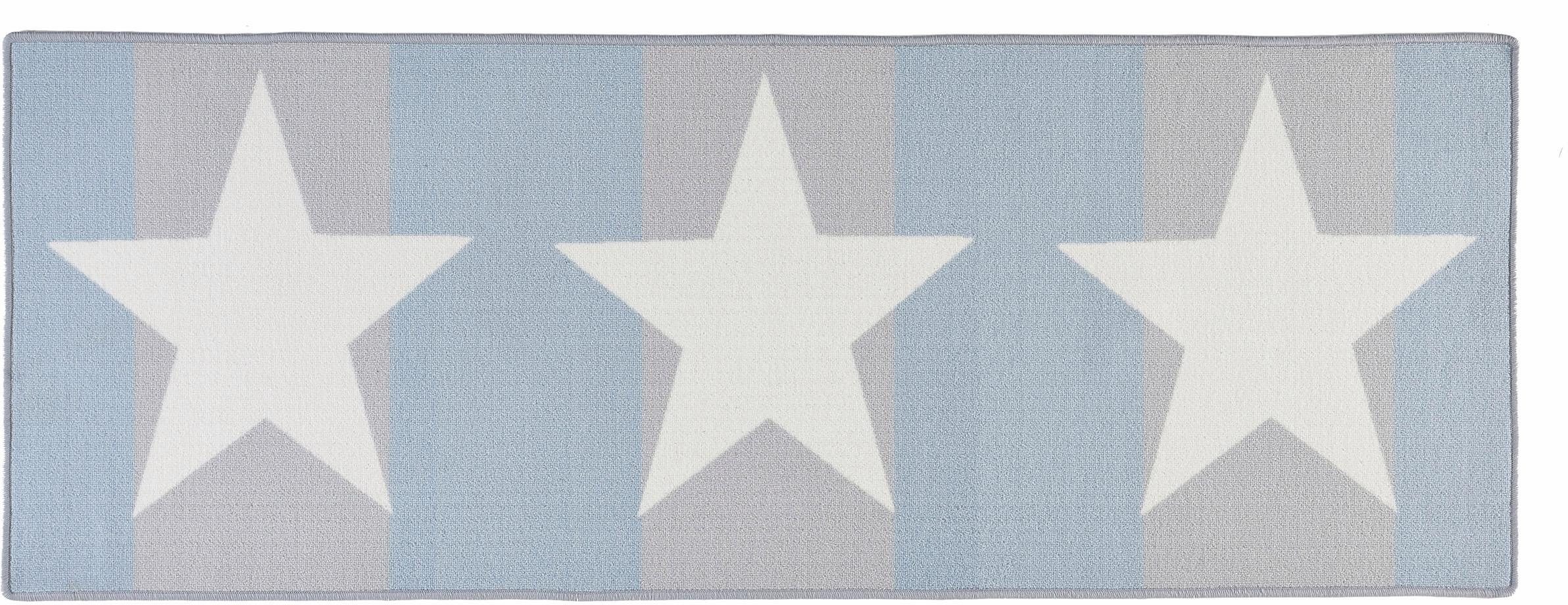 HANSE Home Küchenläufer »Sterne«, rechteckig, 8 mm Höhe, Kurzflor, rutschhemmend, Sterne, Strapazierfähig, Küche, Flur