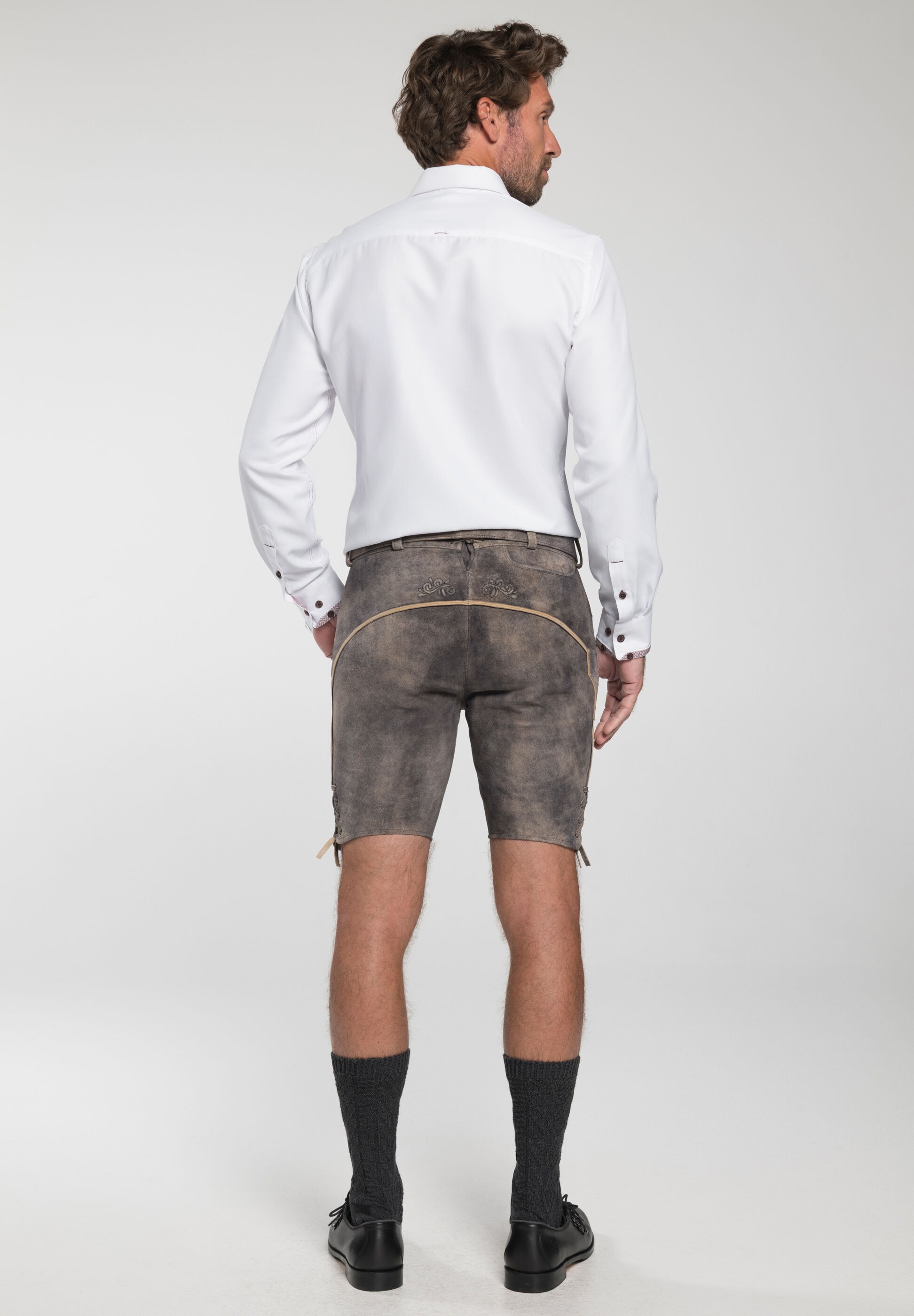Spieth & Wensky Lederhose »Gottlieb«  mit Stickerei