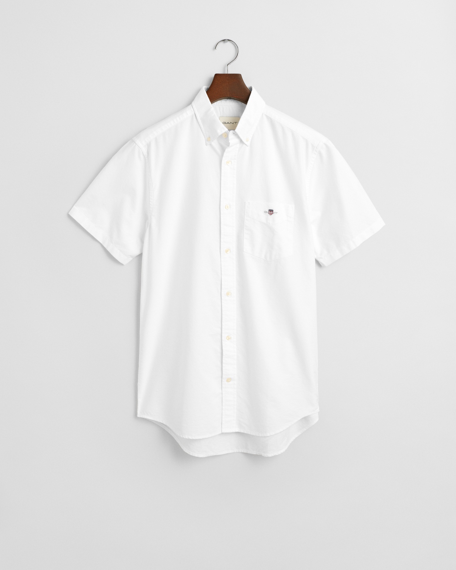 Gant Kurzarmhemd »REG OXFORD SHIRT«, Gant-Stickerei
