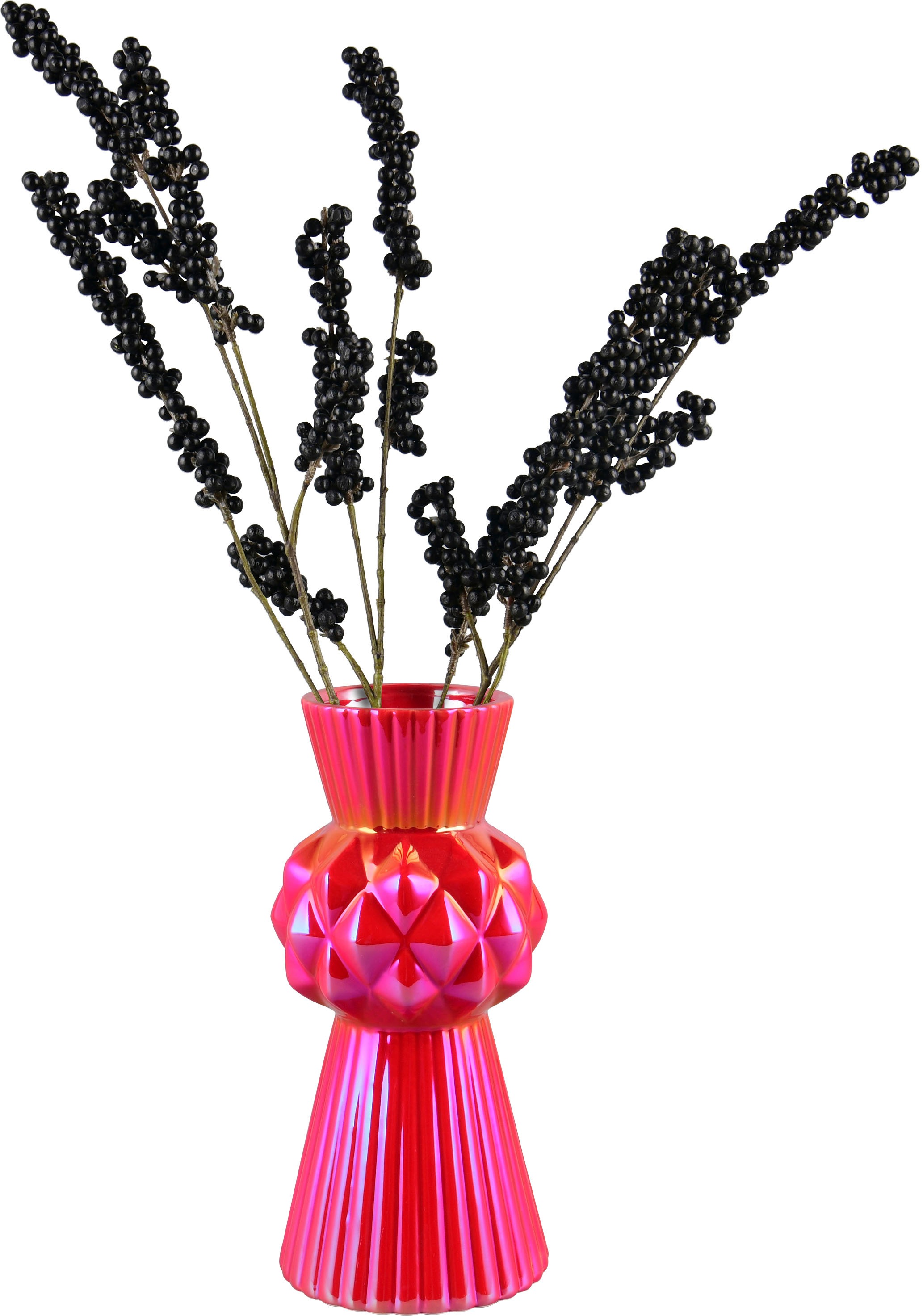 MIRRORS AND MORE Dekovase »VORO« Bunte Dekovase in auffälliger Form