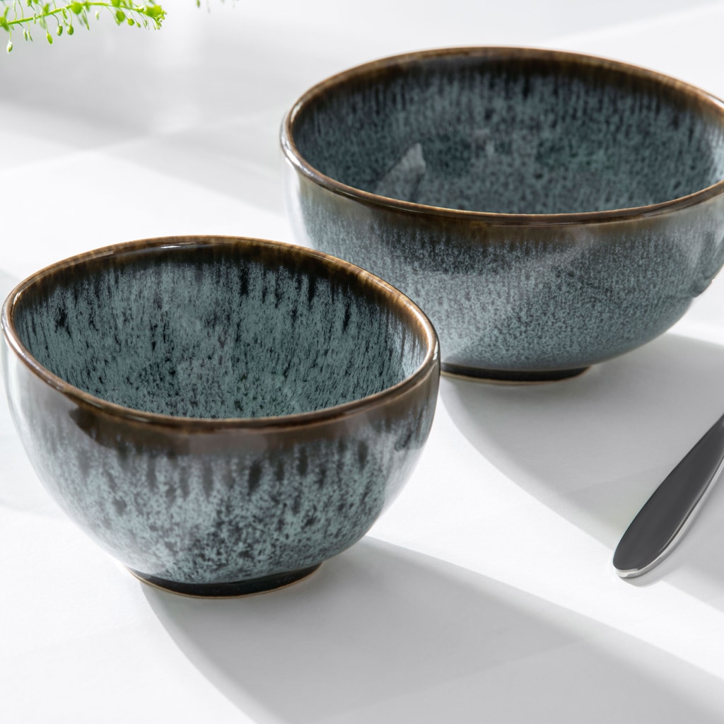 like. by Villeroy & Boch Schale »Suppenbol Lave 280 ml 4er Set türkis«