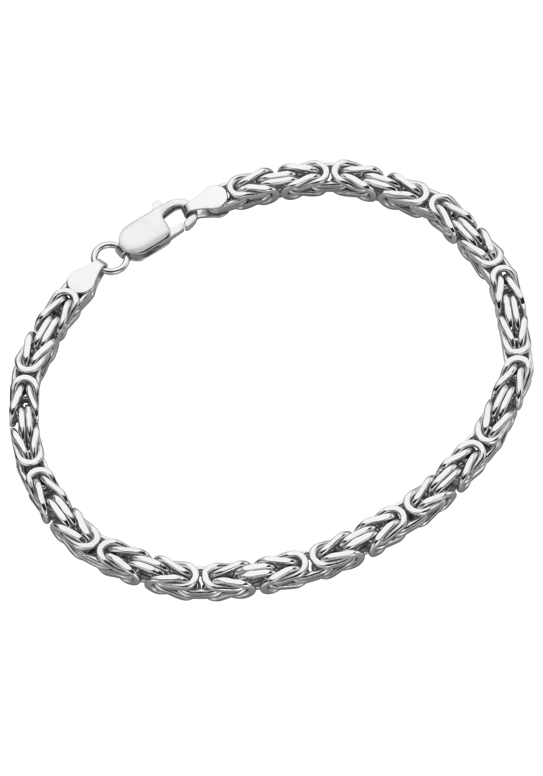 Firetti Silberarmband »Schmuck Geschenk, Königskette, online diamantiert, zu Weihnachten Anlass Shirt, Sneaker! Hoodie, 4,1 mm, OTTO rhodiniert«, bei Jeans, Geburtstag