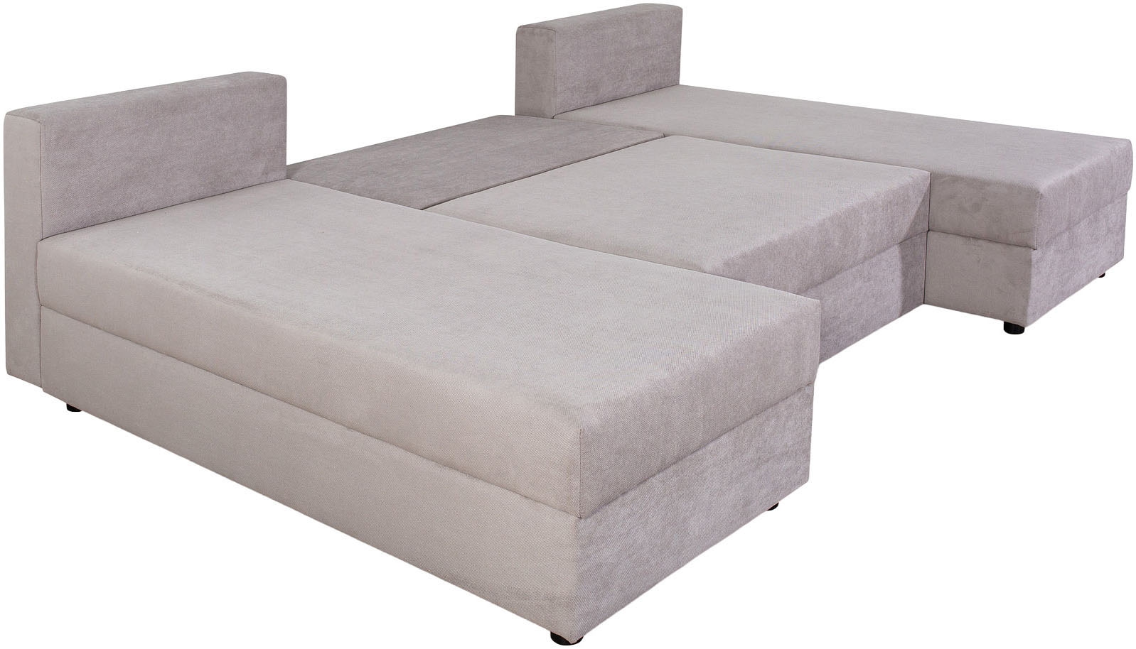 COLLECTION AB Wohnlandschaft »Pico U-Form«, Wohnlandschaft,2 X Ottomane,Polyätherschaum Polsterung