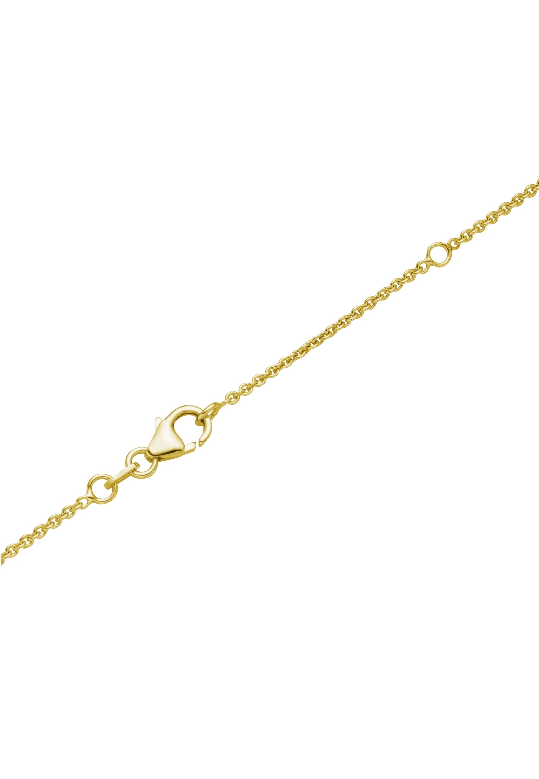 Smart Jewel Collier »Collier Verschiedene Behänge mit Zirkonia, Silber 925«