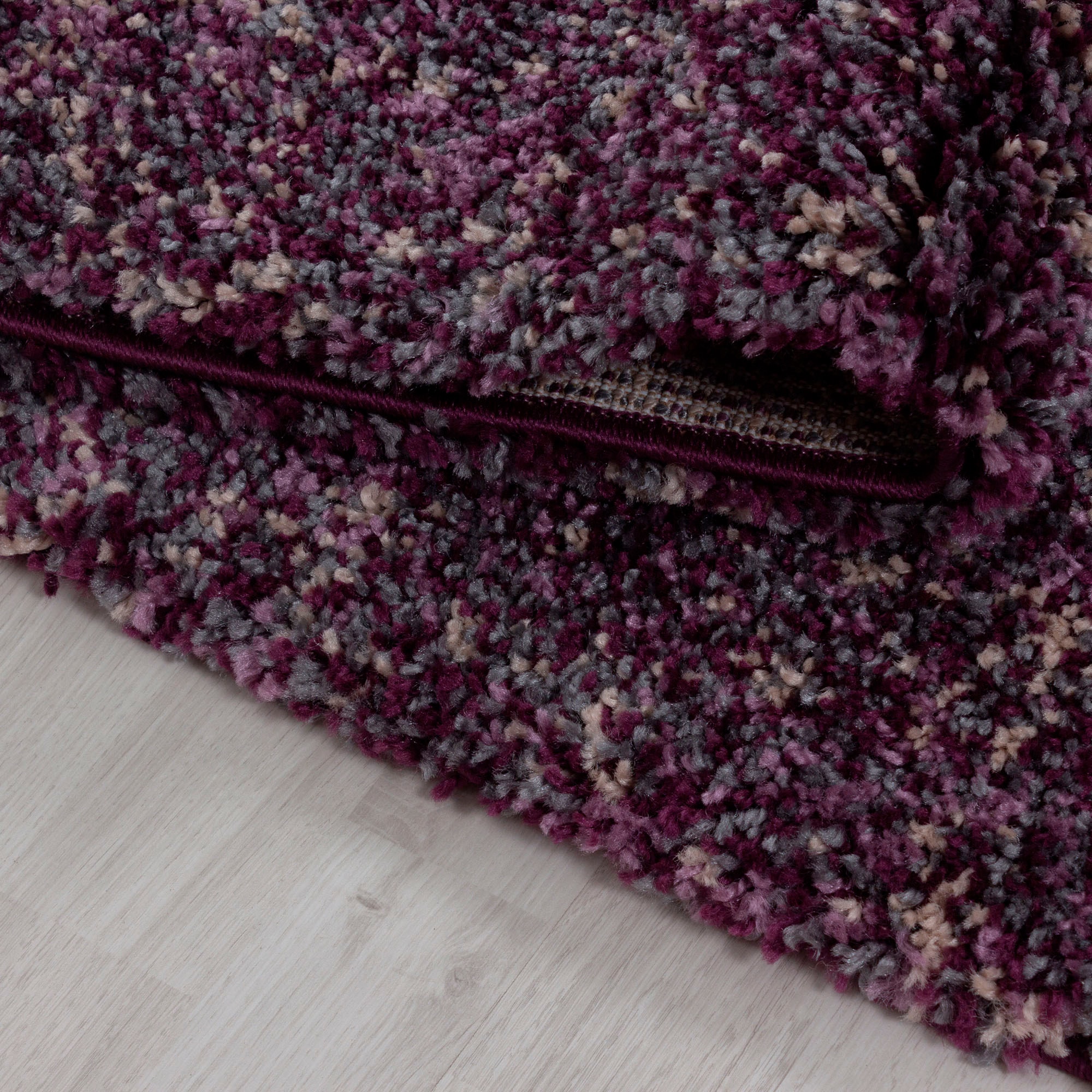 Ayyildiz Teppiche Hochflor-Teppich »Enjoy Shaggy«, rund, 50 mm Höhe, melierter Langflor, Wohnzimmer