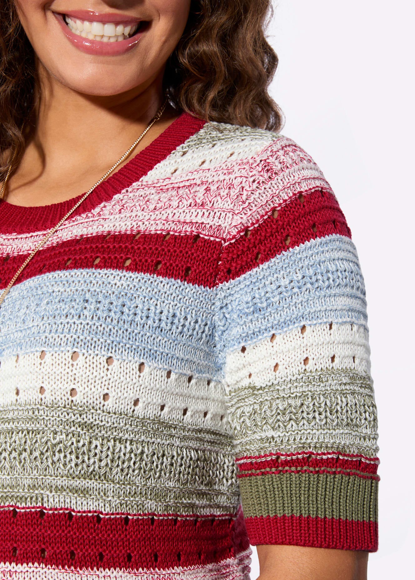 Casual Looks Kurzarmpullover »Kurzarm-Pullover«