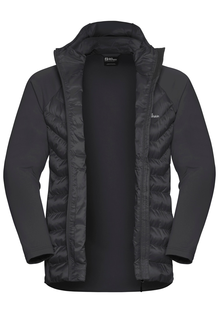 Jack Wolfskin Hybridjacke »ROUTEBURN PRO HYBRID M«, mit Kapuze