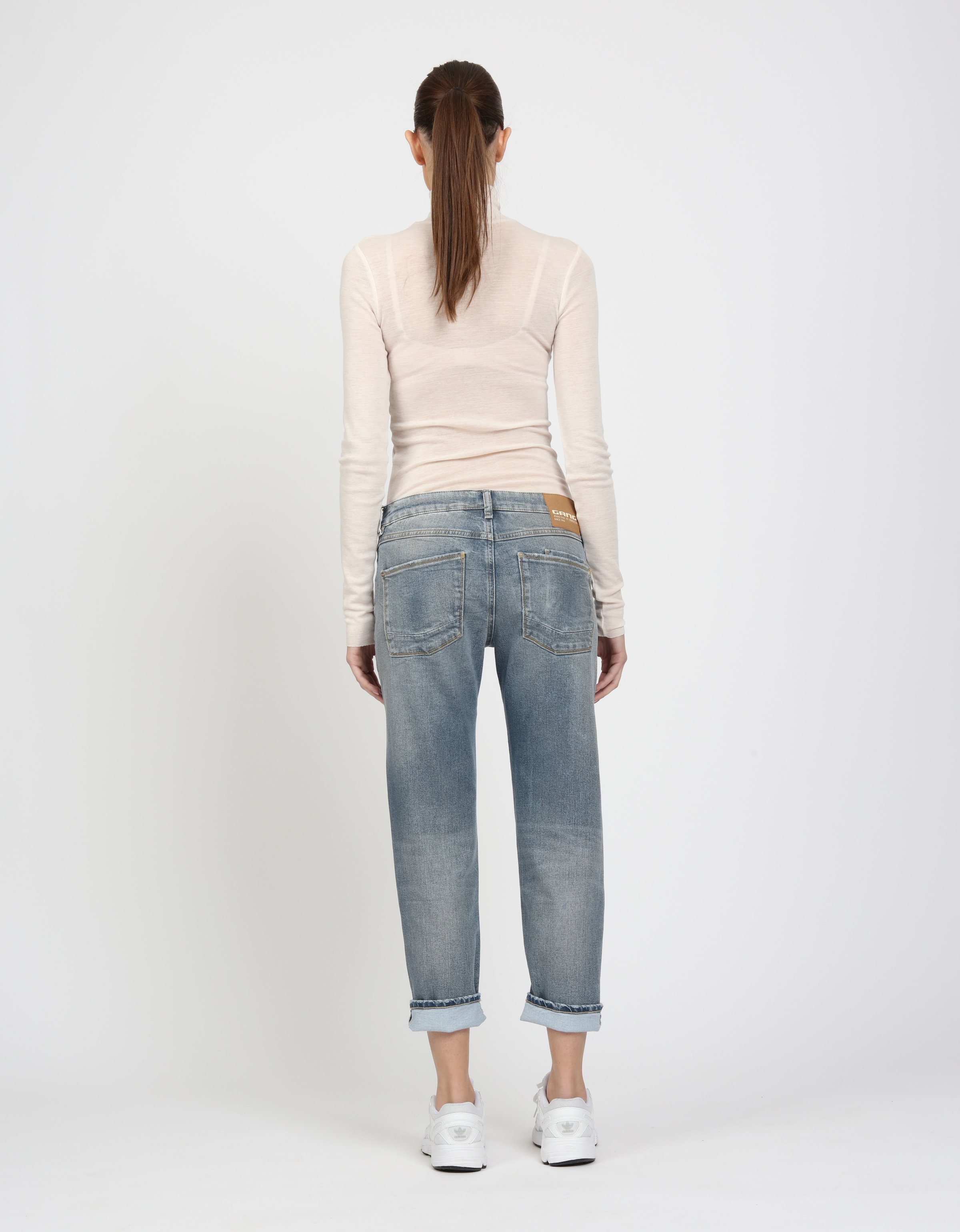 GANG Boyfriend-Jeans »94NADIA«, 5-Pocket Style mit Reißverschluss und Knopf