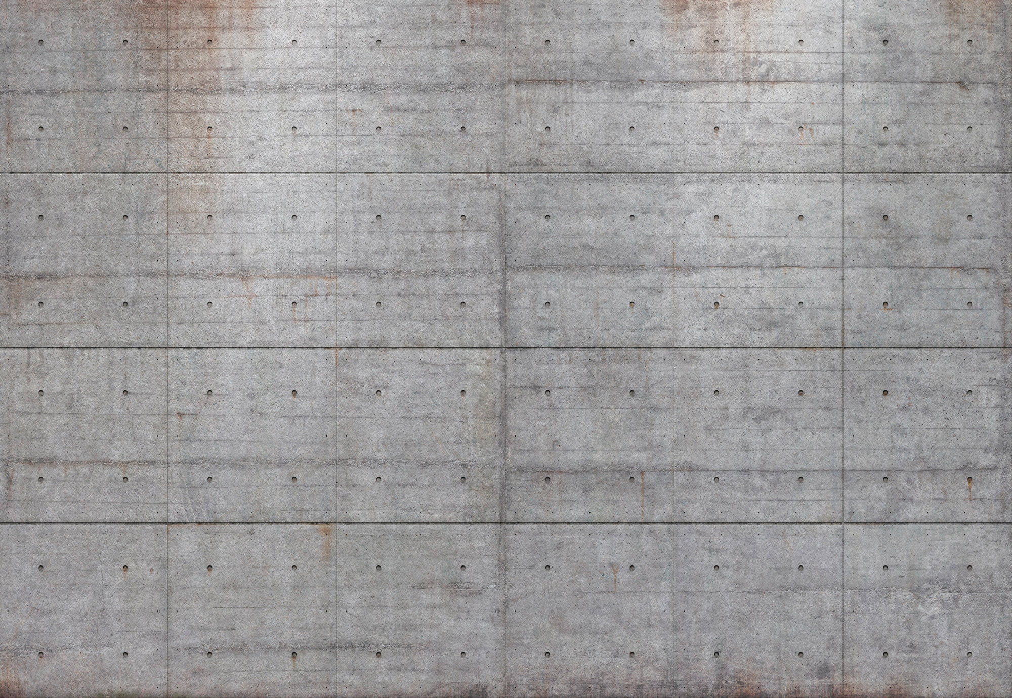 Komar Fototapete »Concrete Blocks«, 368x254 cm (Breite x Höhe), inklusive Kleister