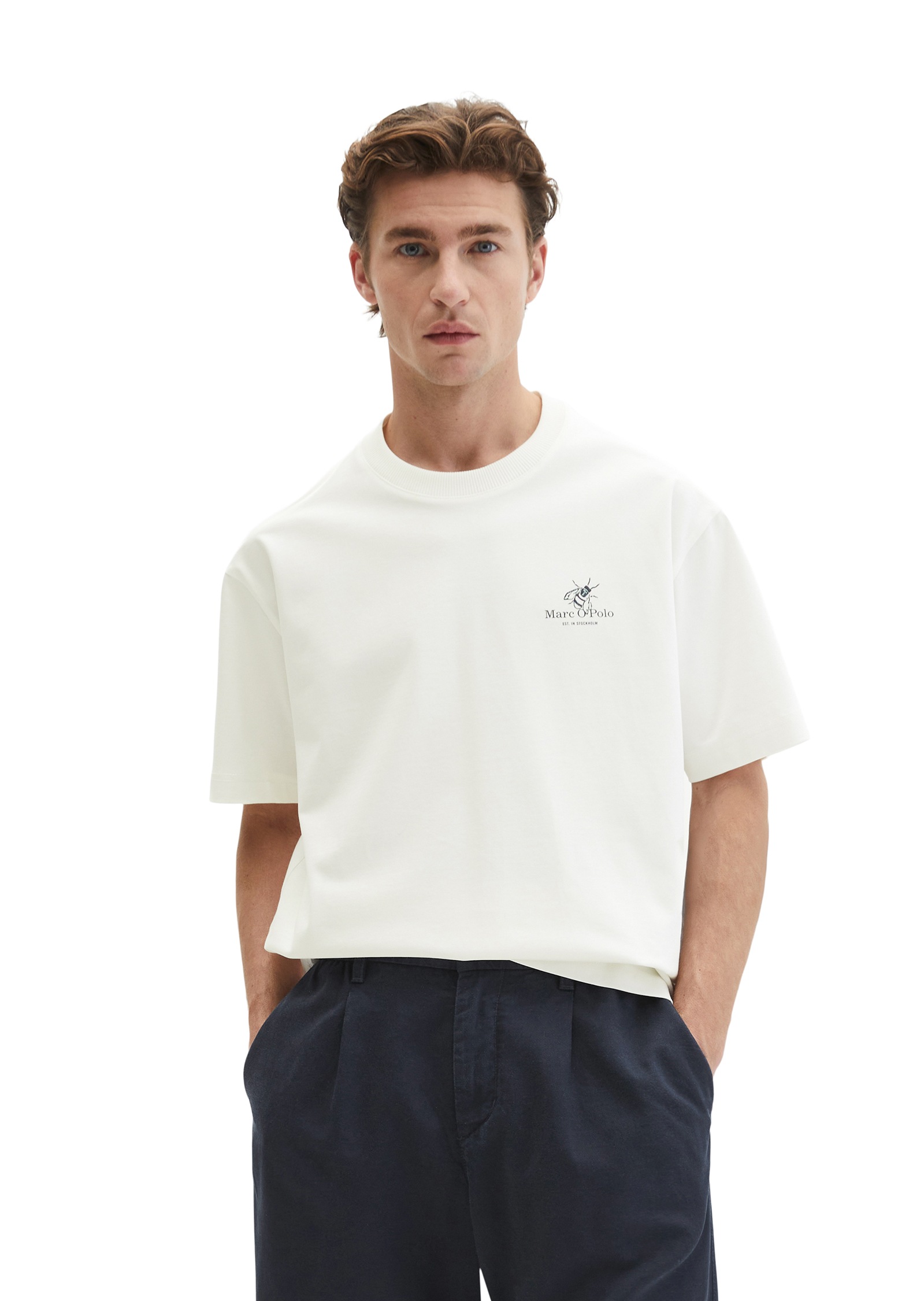 Marc O'Polo T-Shirt loose fit mit Rückenprint