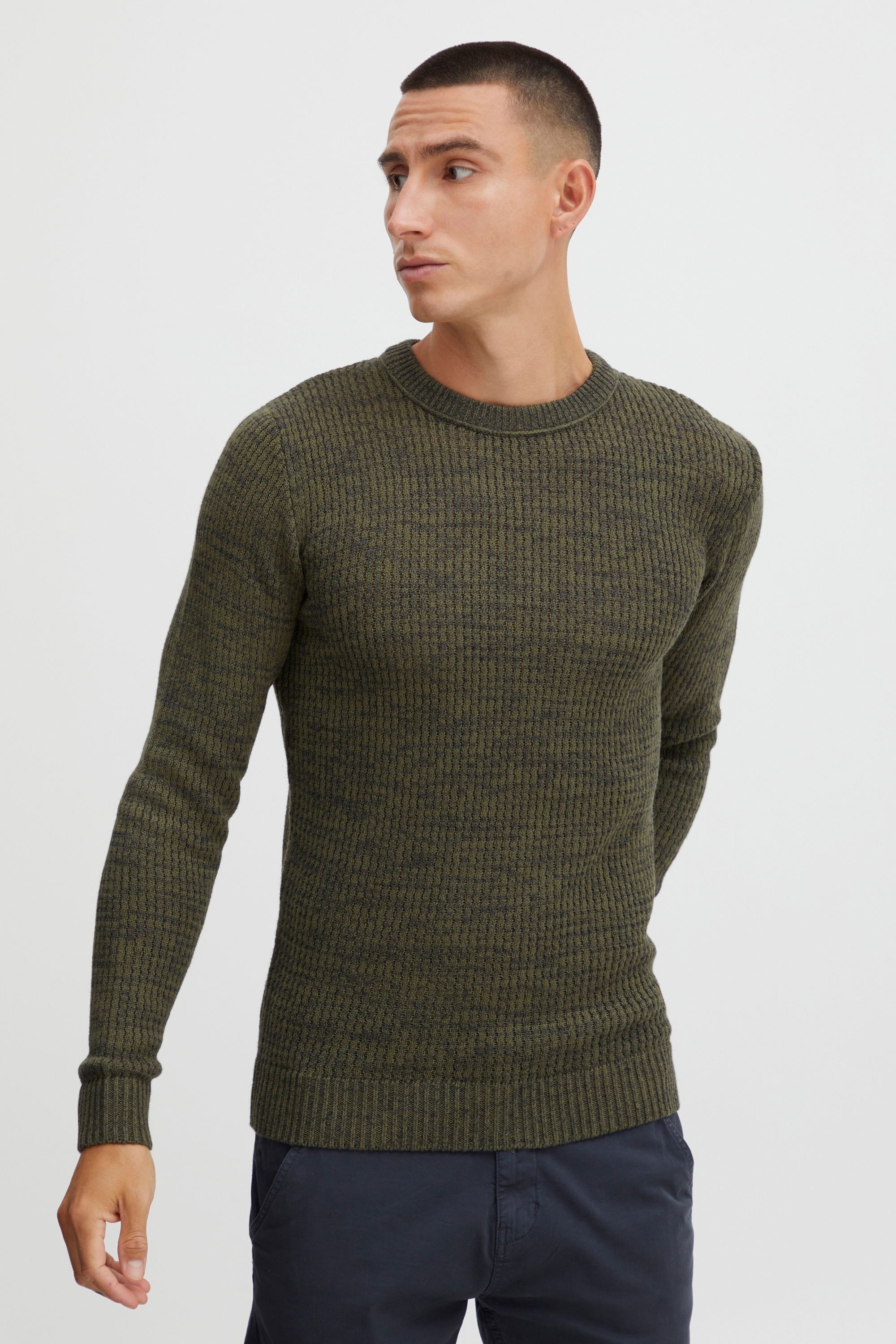 Indicode Strickfleece-Pullover »Strickpullover IDValerio«
