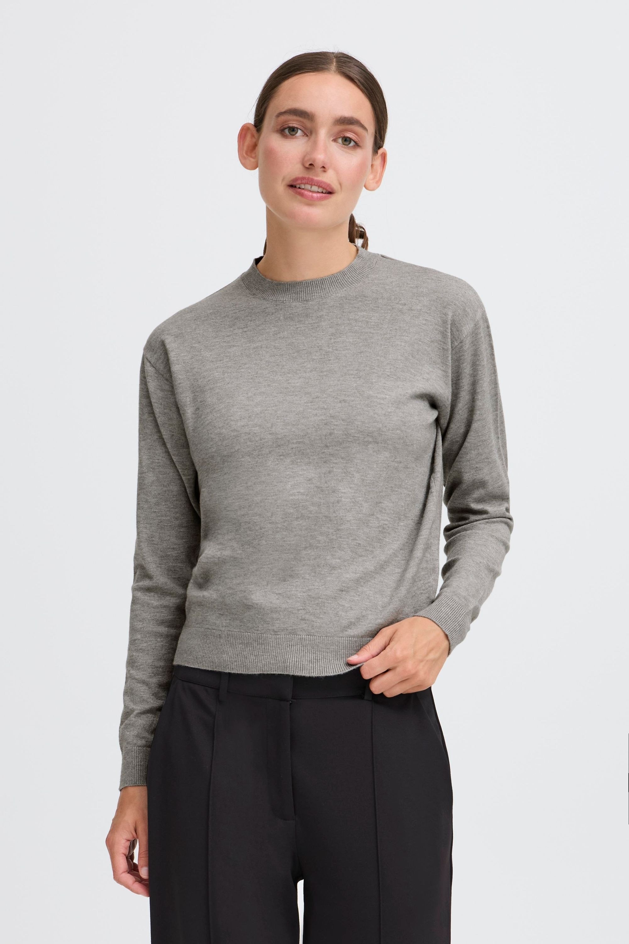 OXMO Strickfleece-Pullover »Strickpullover OXISCANNY LS«