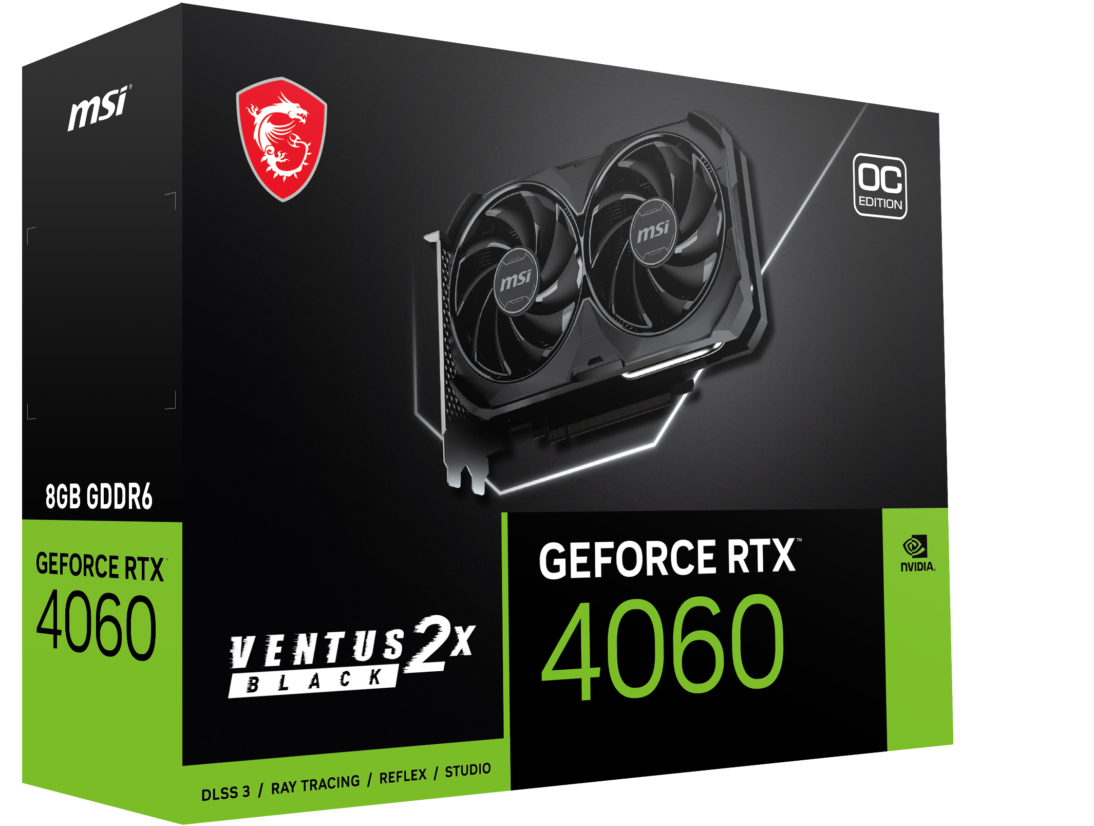 MSI Grafikkarte »RTX 4060 VENTUS 2X 8G OC«, 8 GB, GDDR6