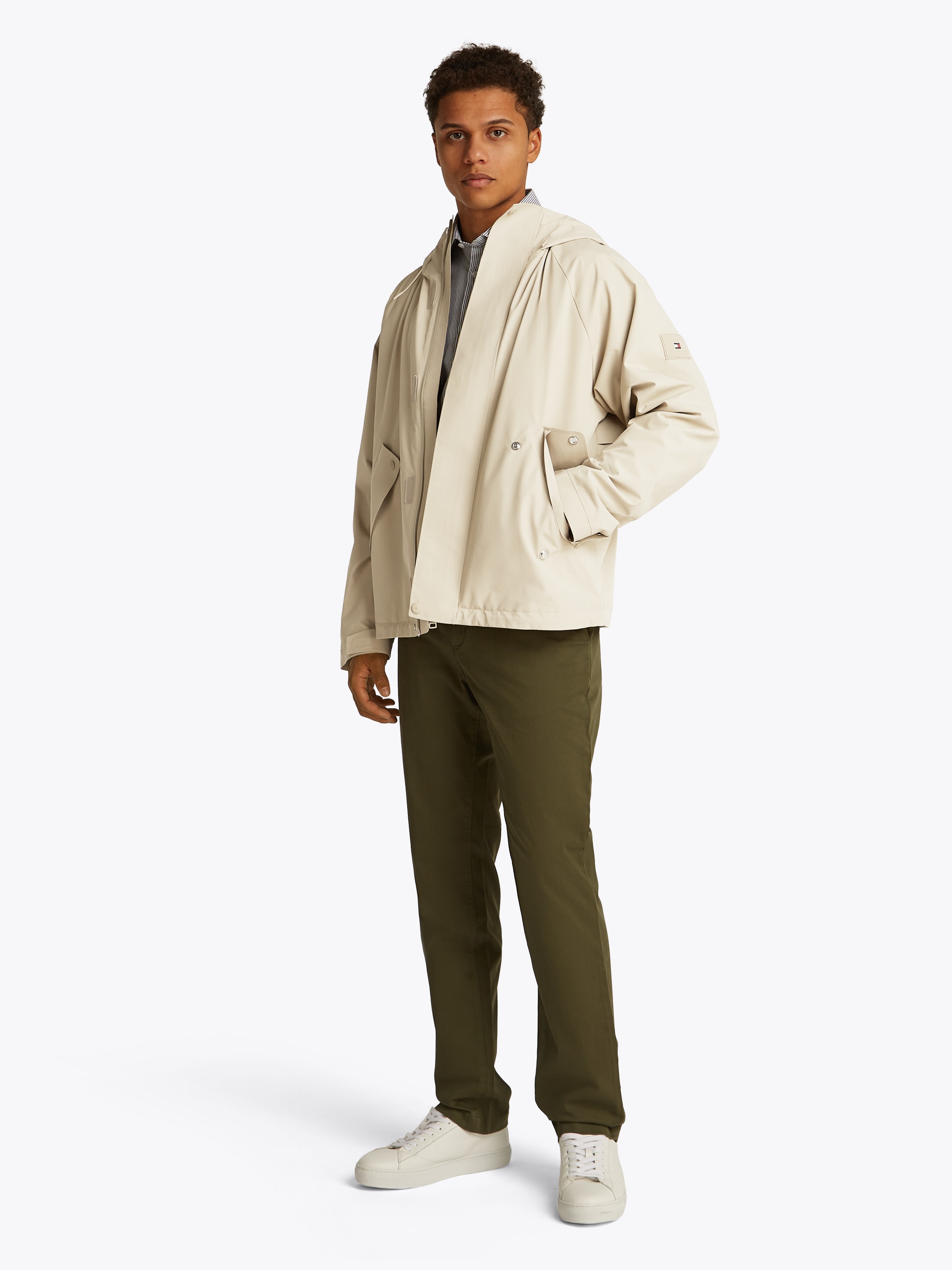 Tommy Hilfiger Kurzjacke »TECH HOODED JKT«, mit Kapuze