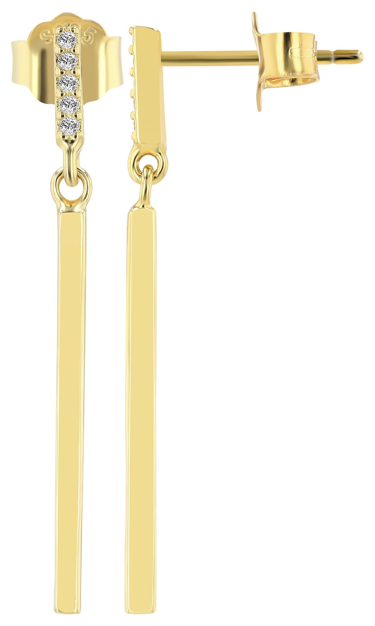 Adelia´s Paar Ohrstecker »Damen Ohrringe ¿ Ohrstecker aus 925 Silber«