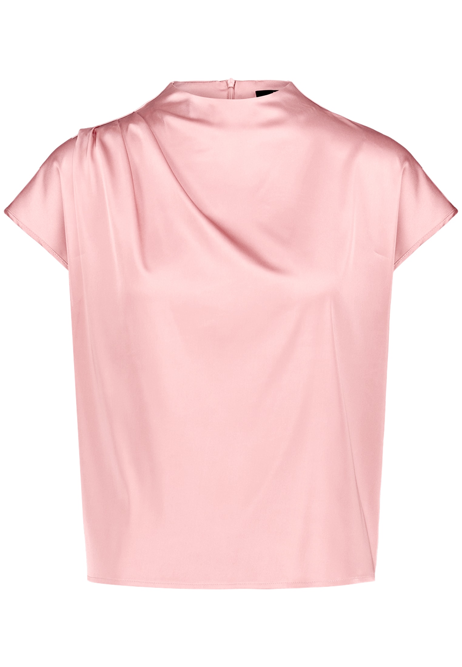 Zero Satinbluse »Satin-Bluse mit Kragen«