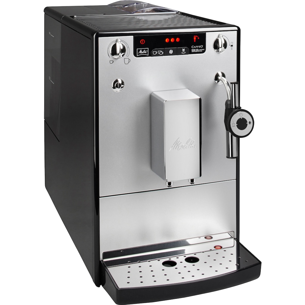 Melitta Kaffeevollautomat »Solo® & Perfect Milk E957-203, silber/schwarz«