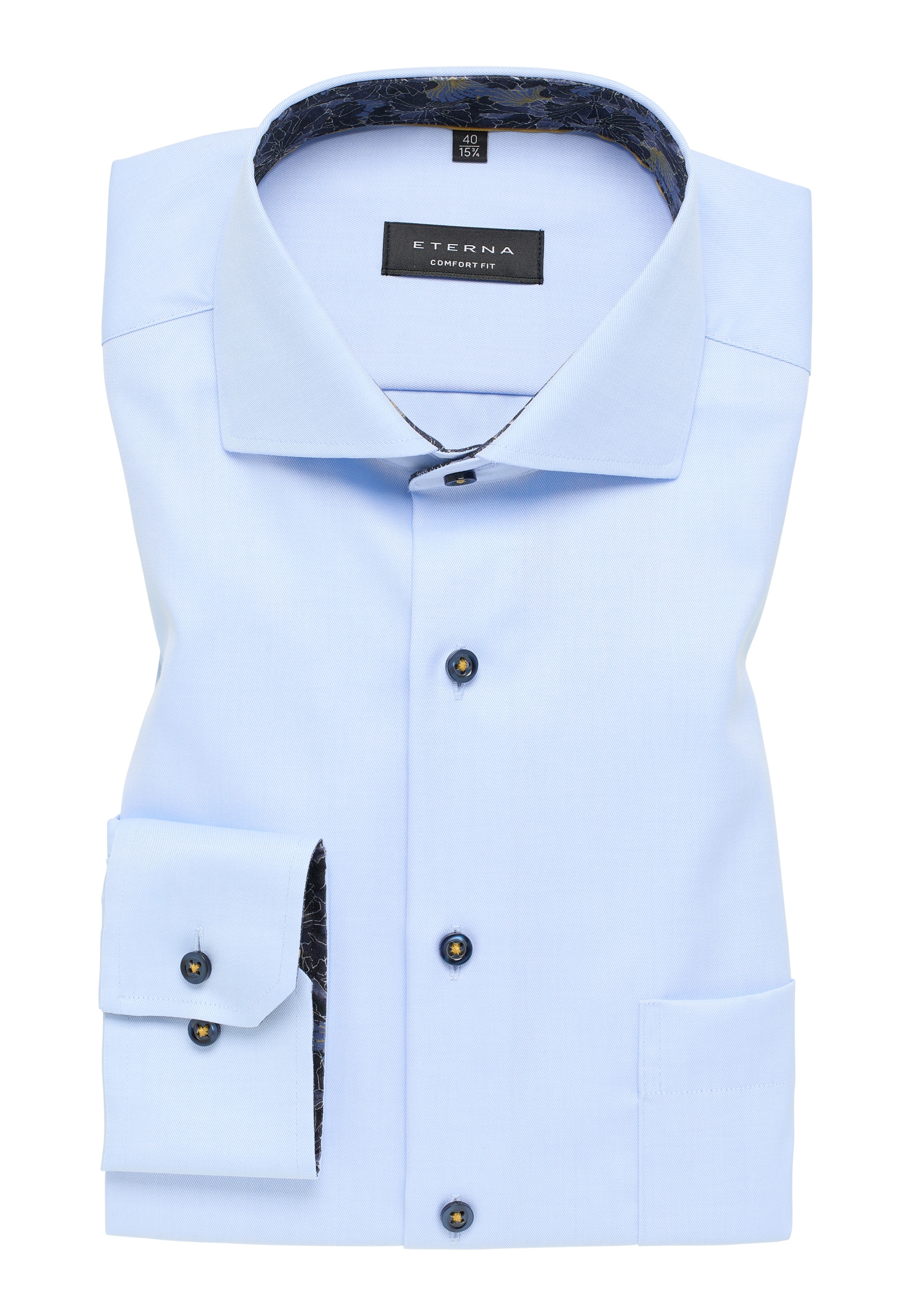 Eterna Langarmhemd »COMFORT FIT« NON IRON (bügelfrei)