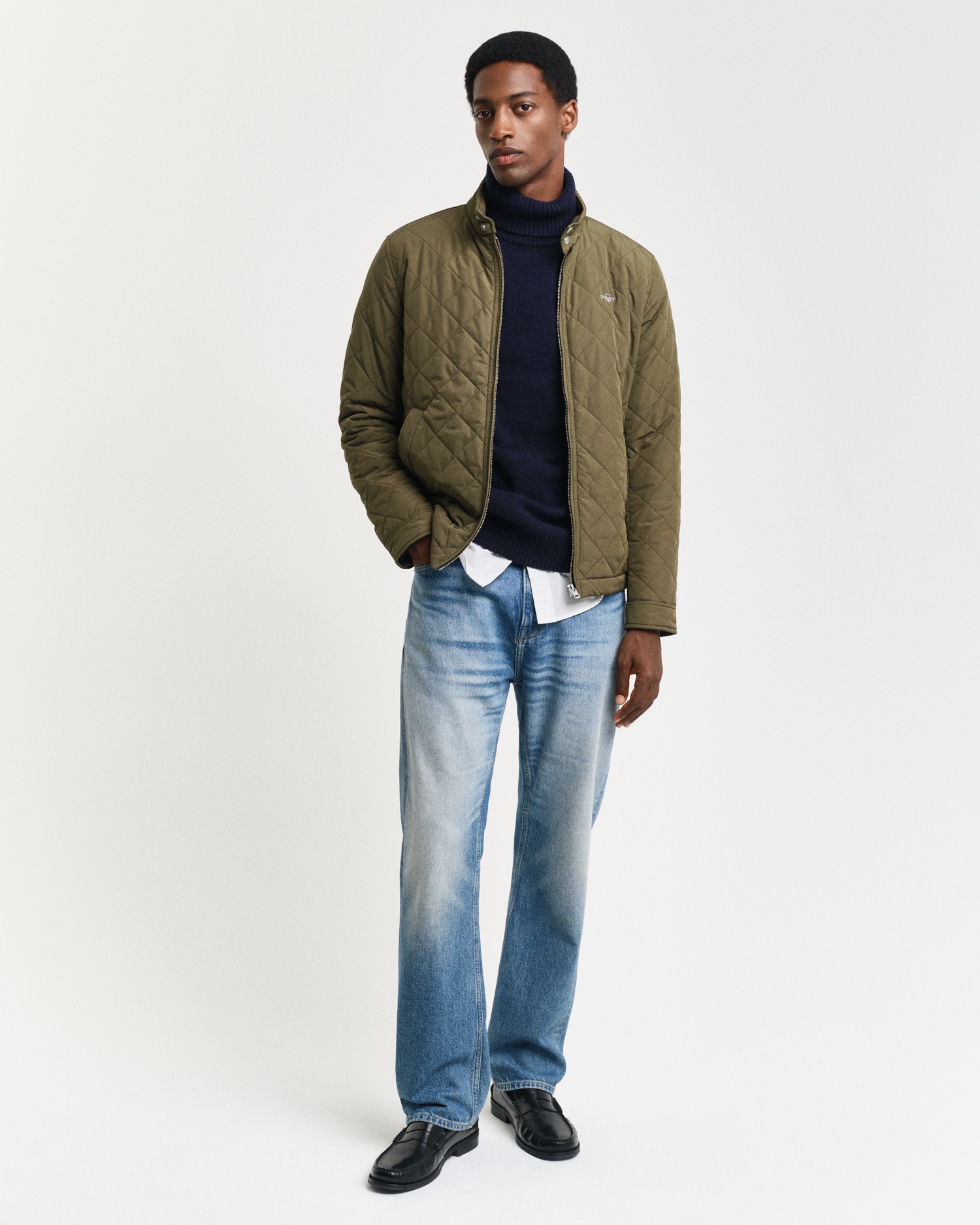 Gant Steppjacke »QUILTED WINDCHEATER«, mit Rautensteppung