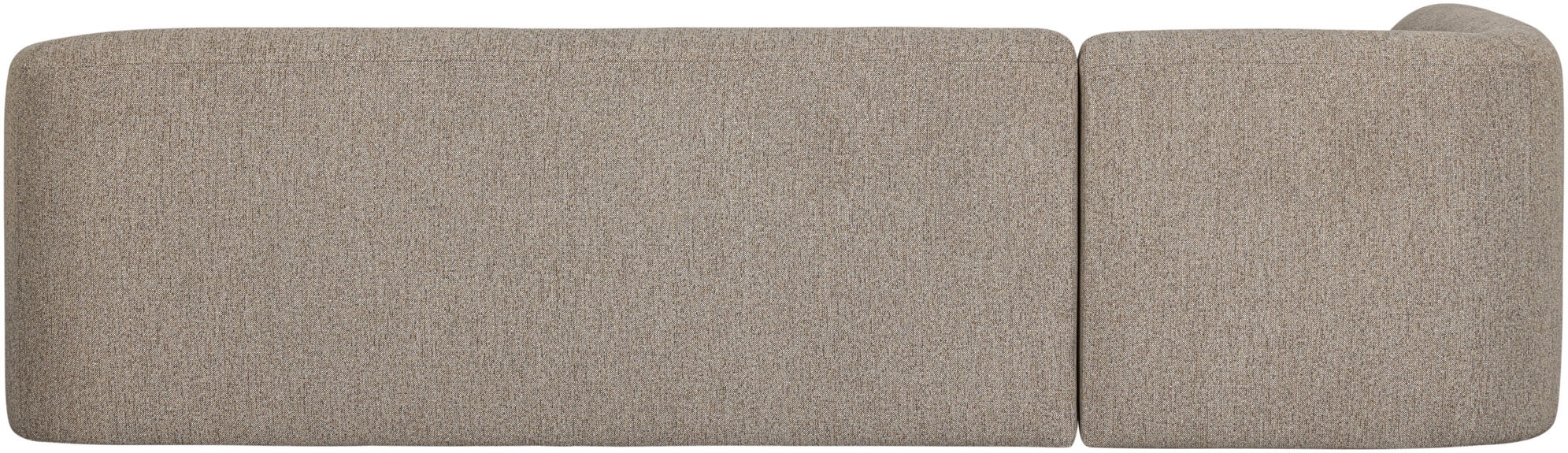 WOOOD Ecksofa »Sloping«, gepolstert mit gewebter Chenille, frei im Raum stellbar, Breite 274 cm