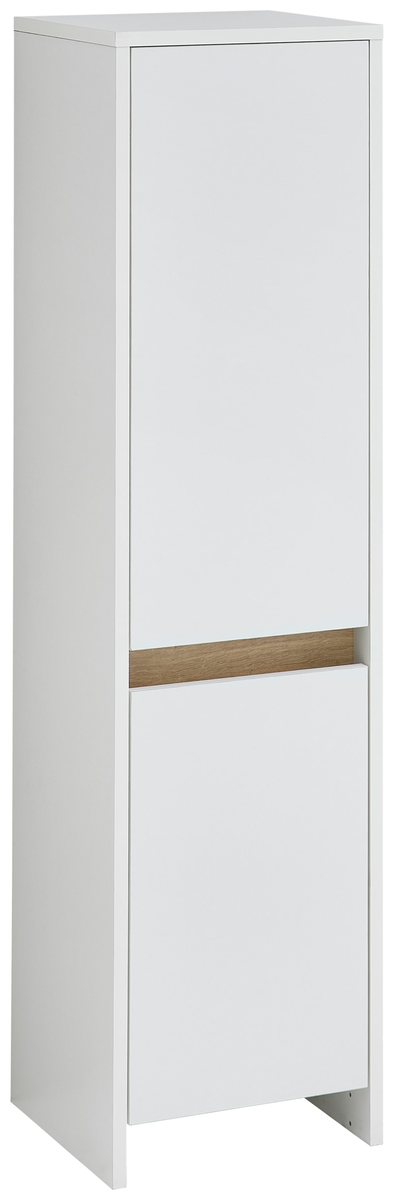 Saphir Badmöbel-Set »Quickset 100, Waschbeckenunterschrank mit Spiegelschrank«, (5 St.), Badezimmer-Set mit Unterschrank, Hängeschrank und Midischrank in Weiß