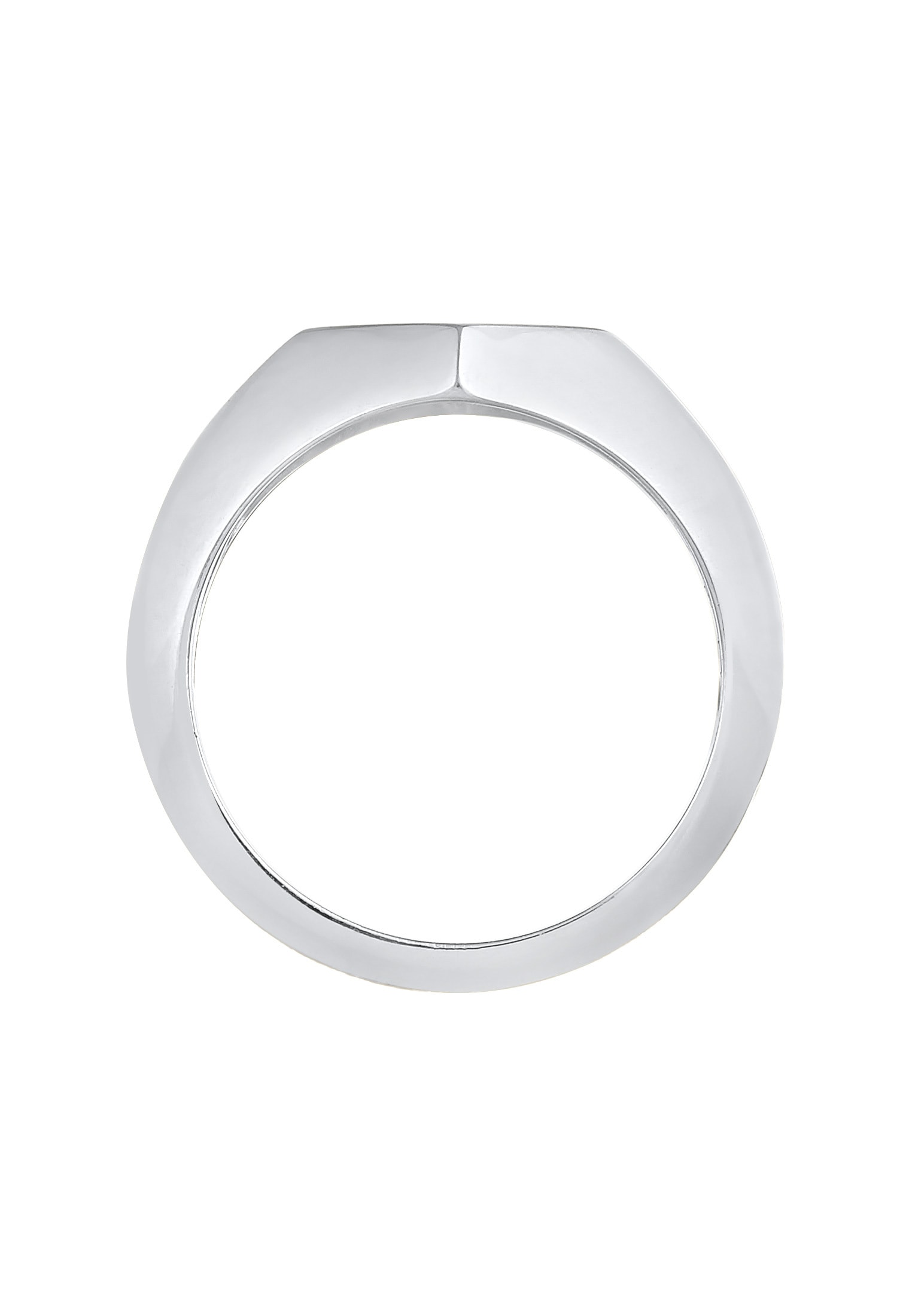 Elli Premium Siegelring »Ring Siegelring Raute Geo Look 925 Silber«