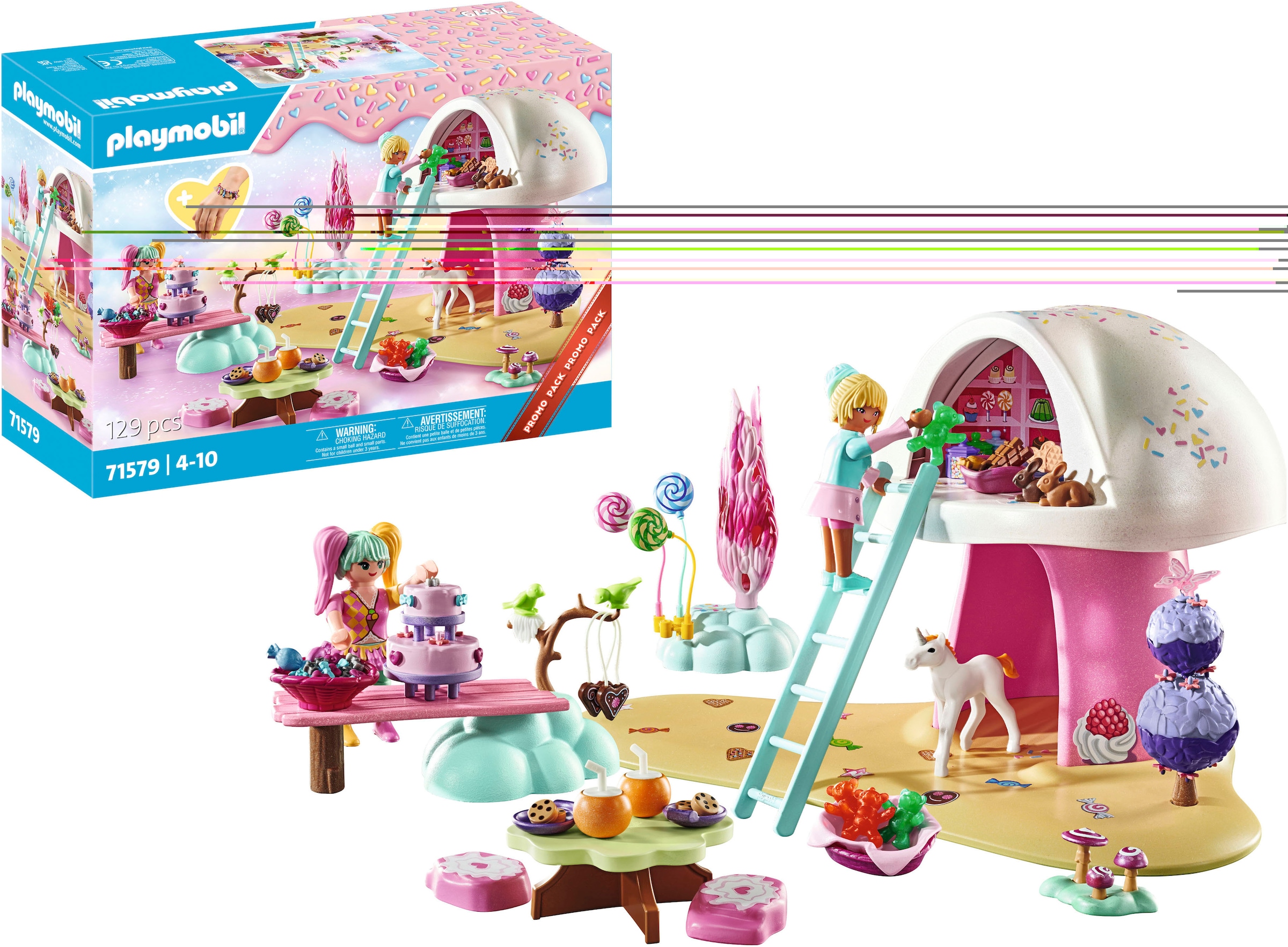 Playmobil® Konstruktions-Spielset »Zuckersüßes Paradies (71579), Princess Magic«, (129 St.), Made in Europe