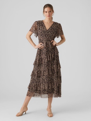 Vero Moda Maxikleid »VMBLAIR SS V-NECK ANKLE DRESS VMA« kaufen