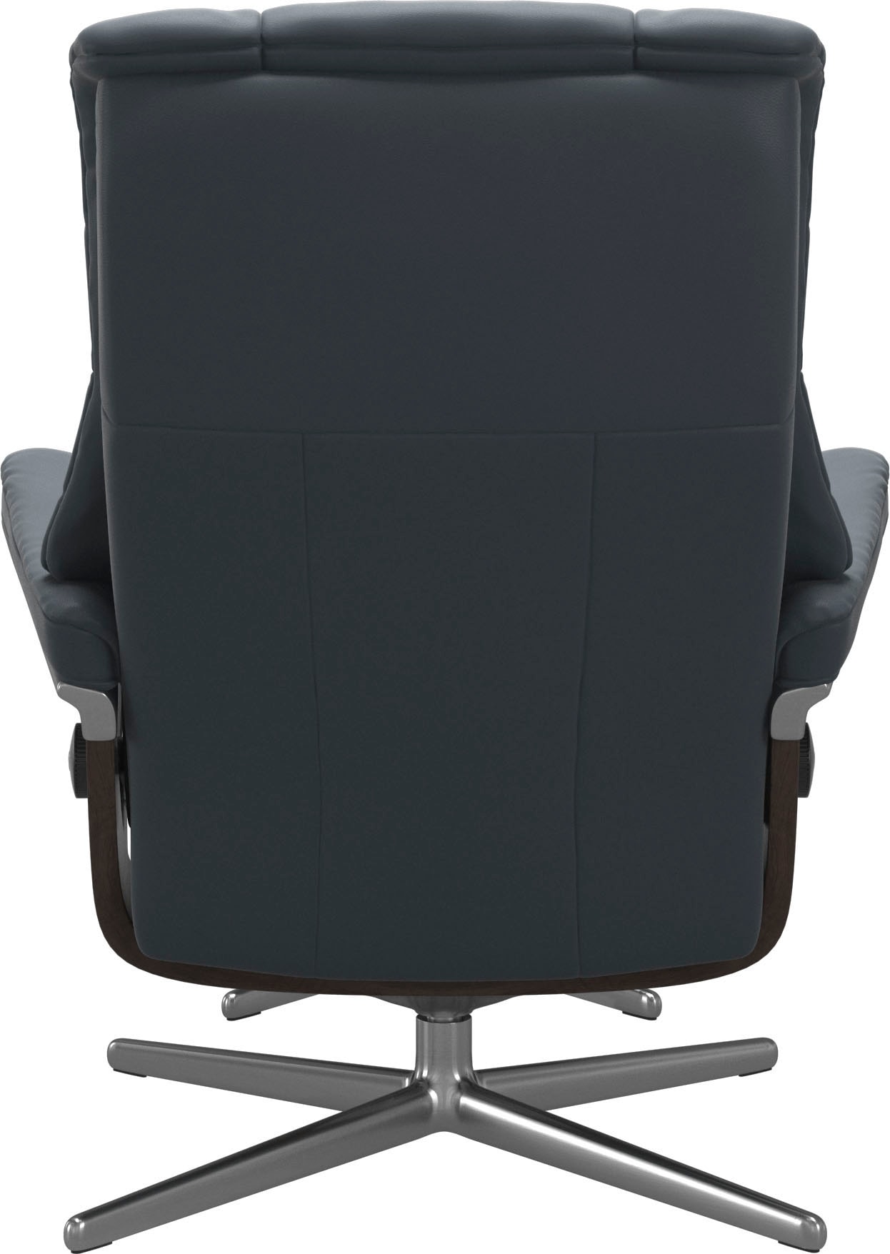 Stressless® Relaxsessel »Mayfair«, (Set, Relaxsessel mit Hocker), mit Hocker, mit Cross Base, Größe S, M & L, Holzakzent Wenge